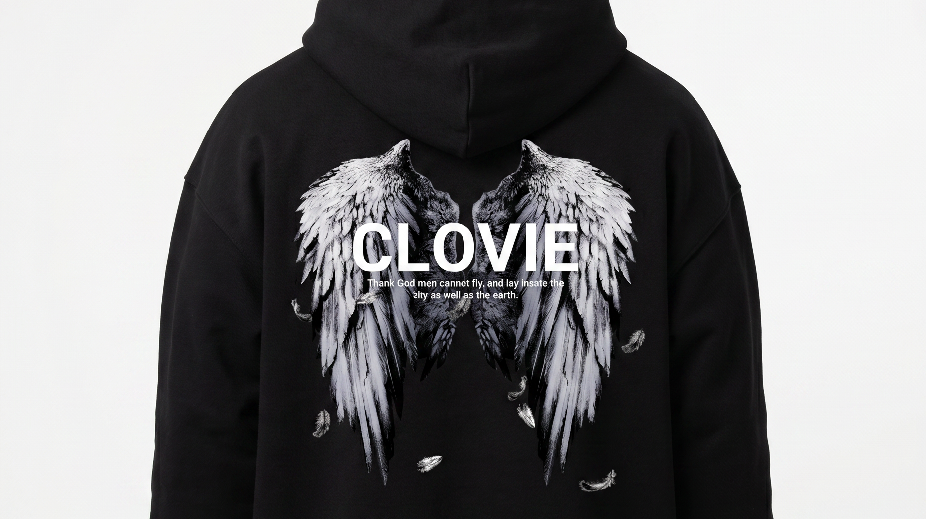 Angel wings Oversized Hoodie – CLOVIE als Alternative zu Pegador, 6PM und Leftlane
