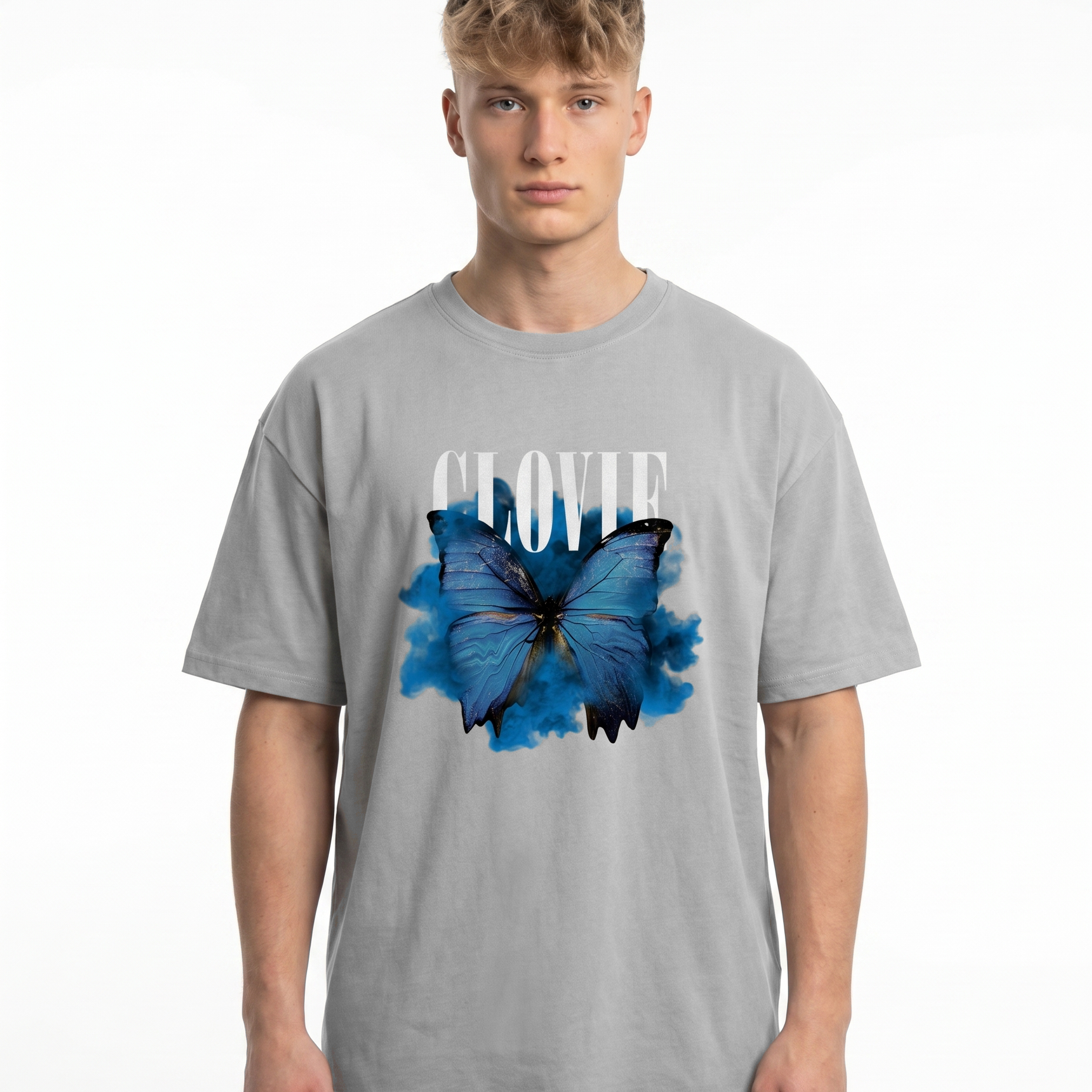Butterfly Grey front