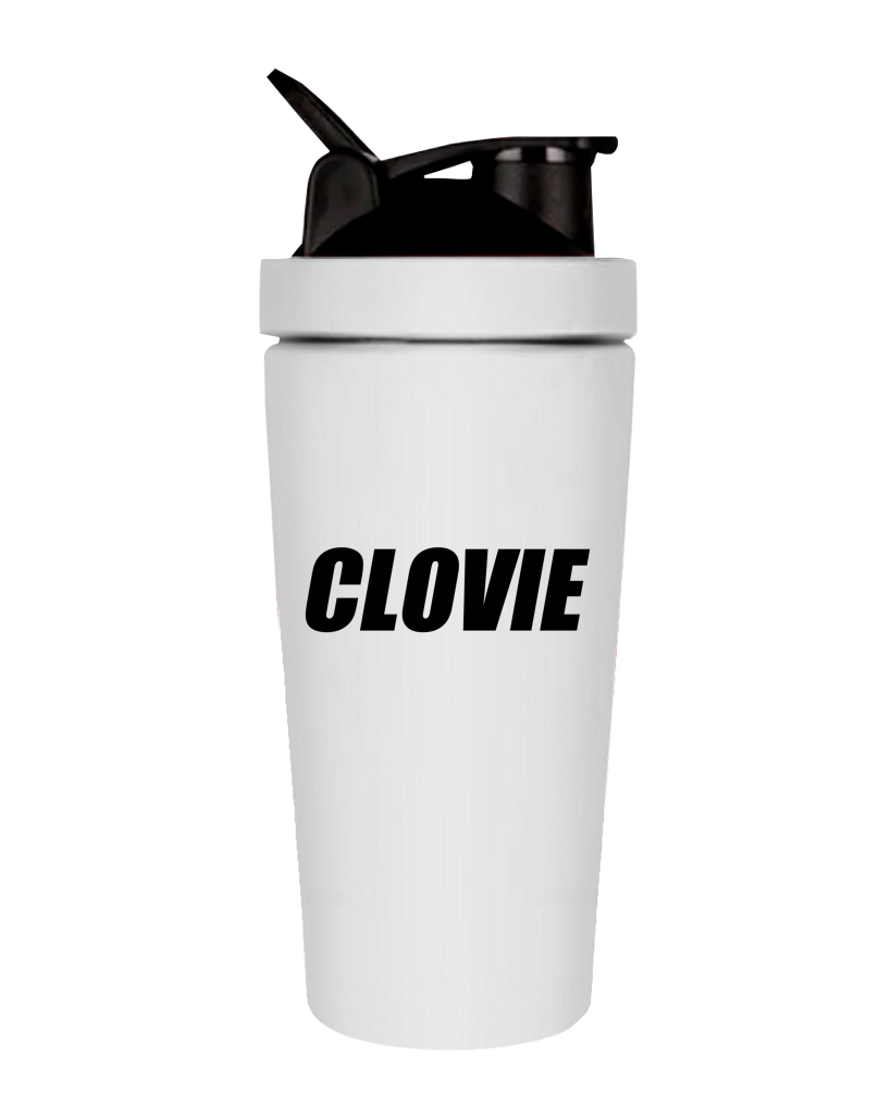 Clovie Edelstahl Fitness Shaker – CLOVIE Streetwear