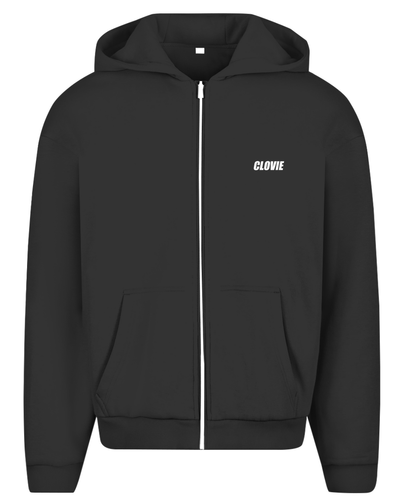 Bike culture Zip Hoodie Detailansicht - CLOVIE Streetwear