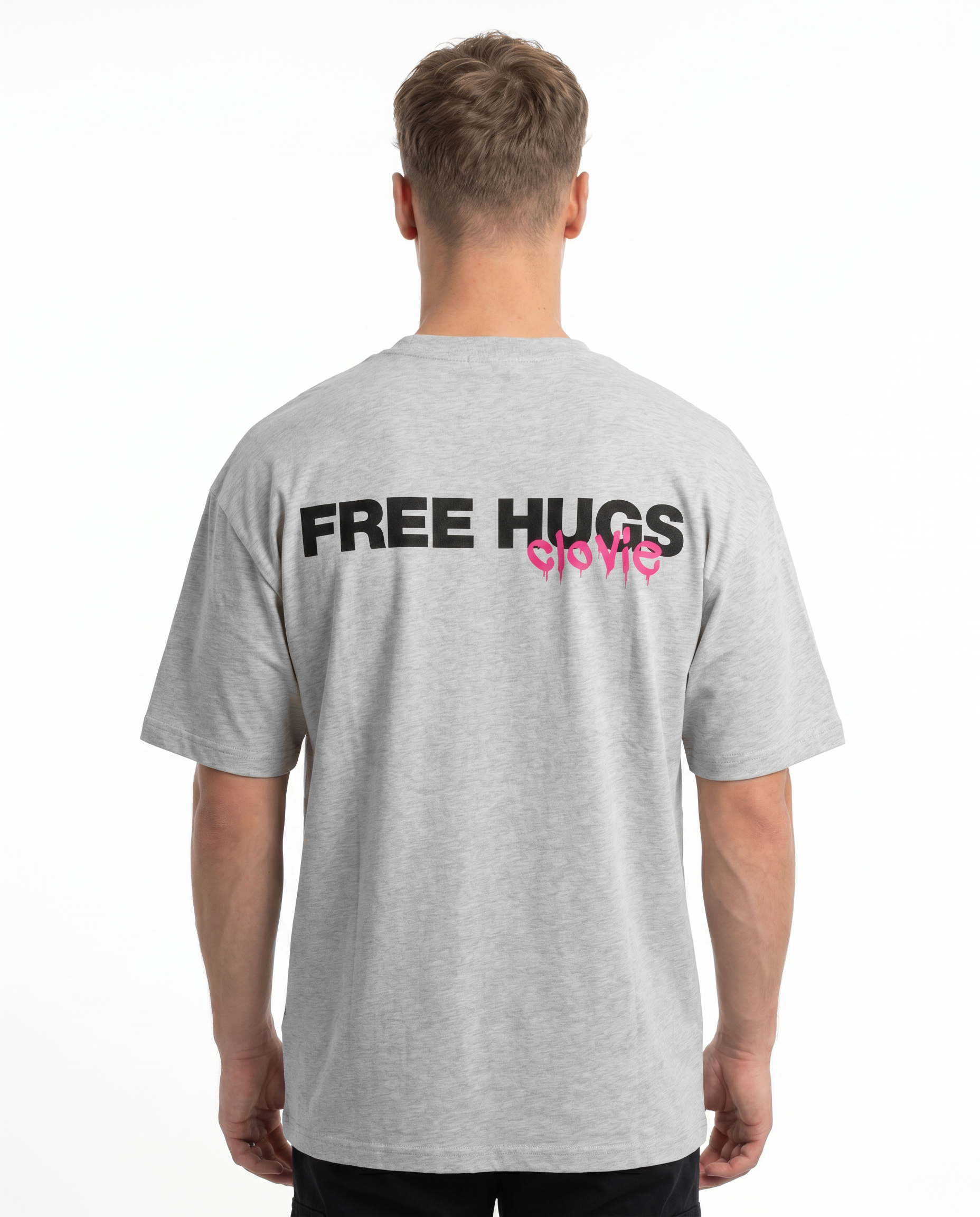 Free hugs Grey back FREEHUGS