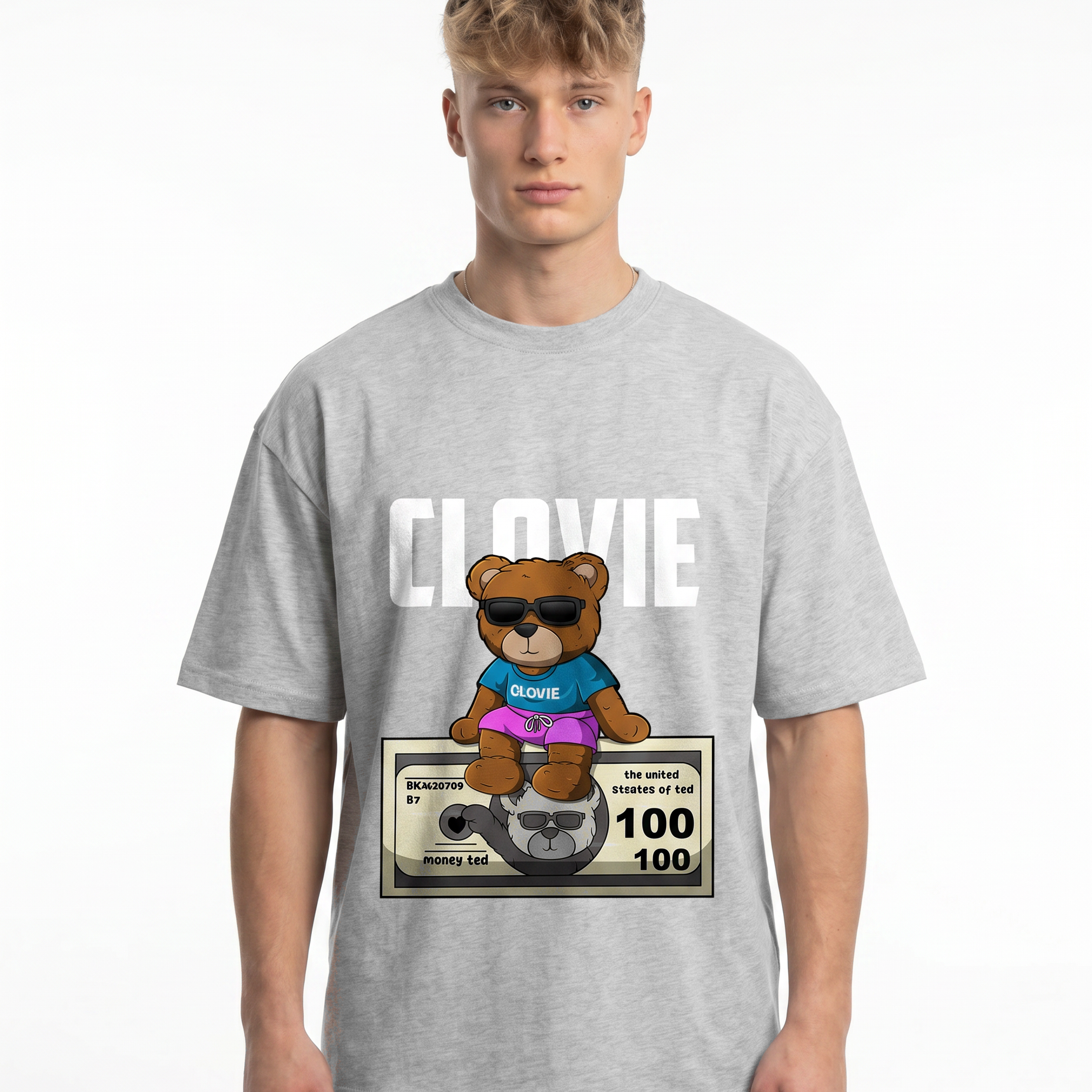 Money ted Grey front model