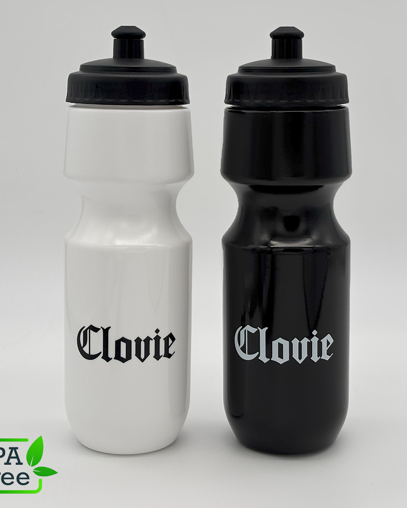 Clovie Sports Water Bottle WATER BOTTLE Vorderansicht - CLOVIE Streetwear