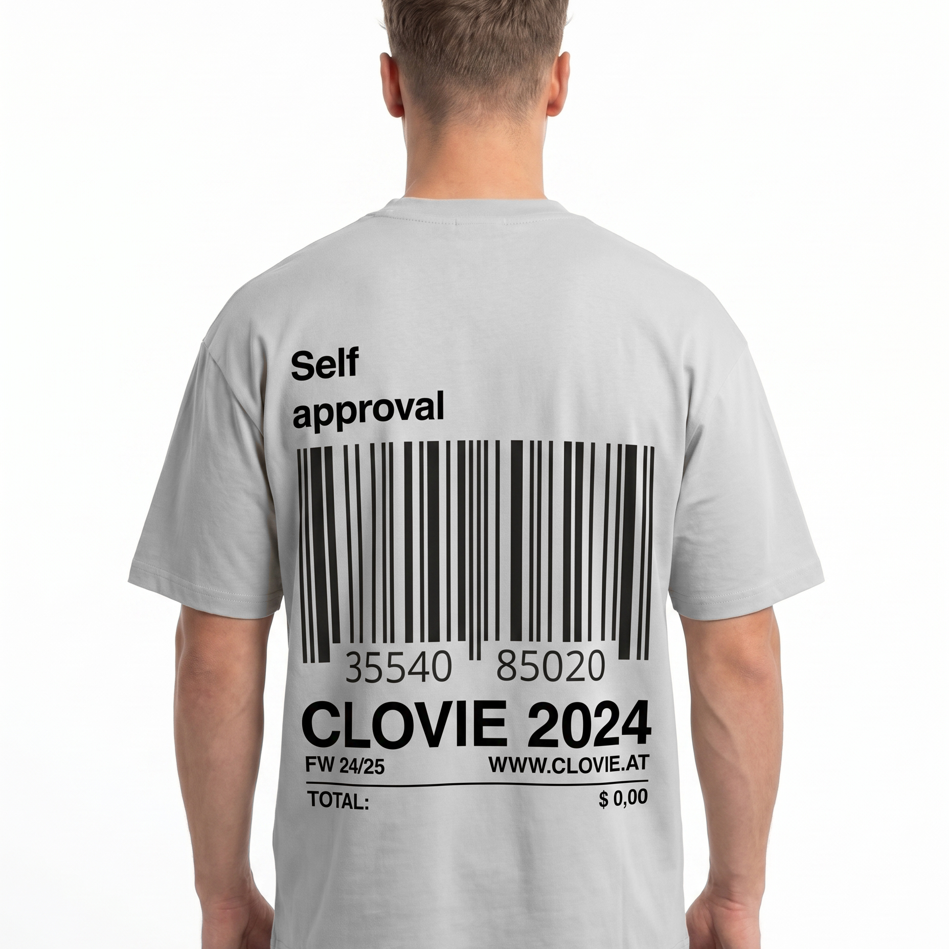 Barcode Grey back