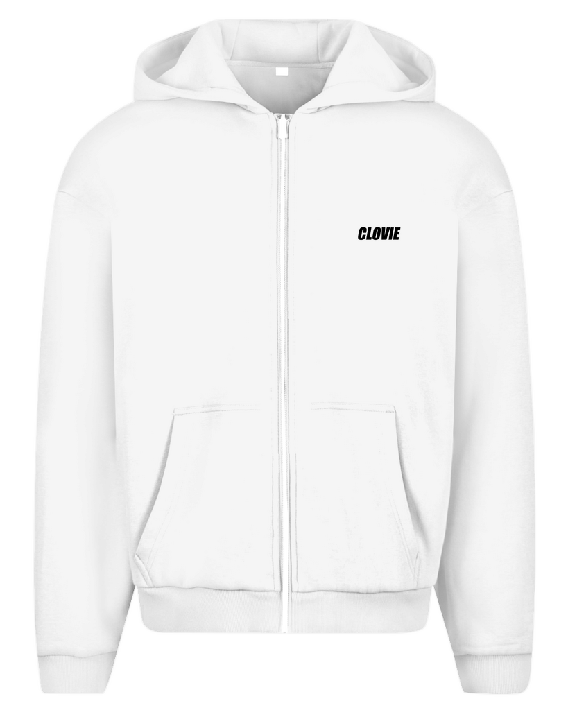 Bike culture Zip Hoodie Vorderansicht - CLOVIE Streetwear