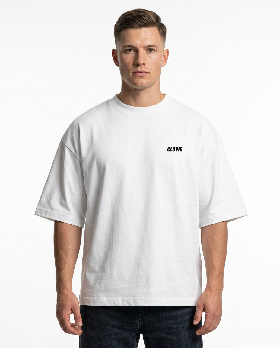 Loving heart Oversized T-Shirt Rueckansicht - CLOVIE Streetwear