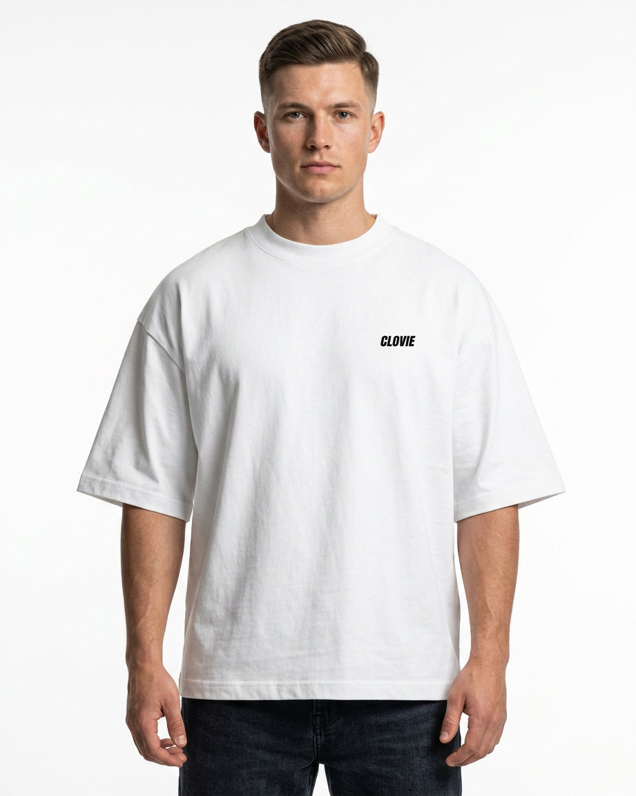 Eat p*ssy it´s vegan Oversized T-Shirt Rueckansicht - CLOVIE Streetwear