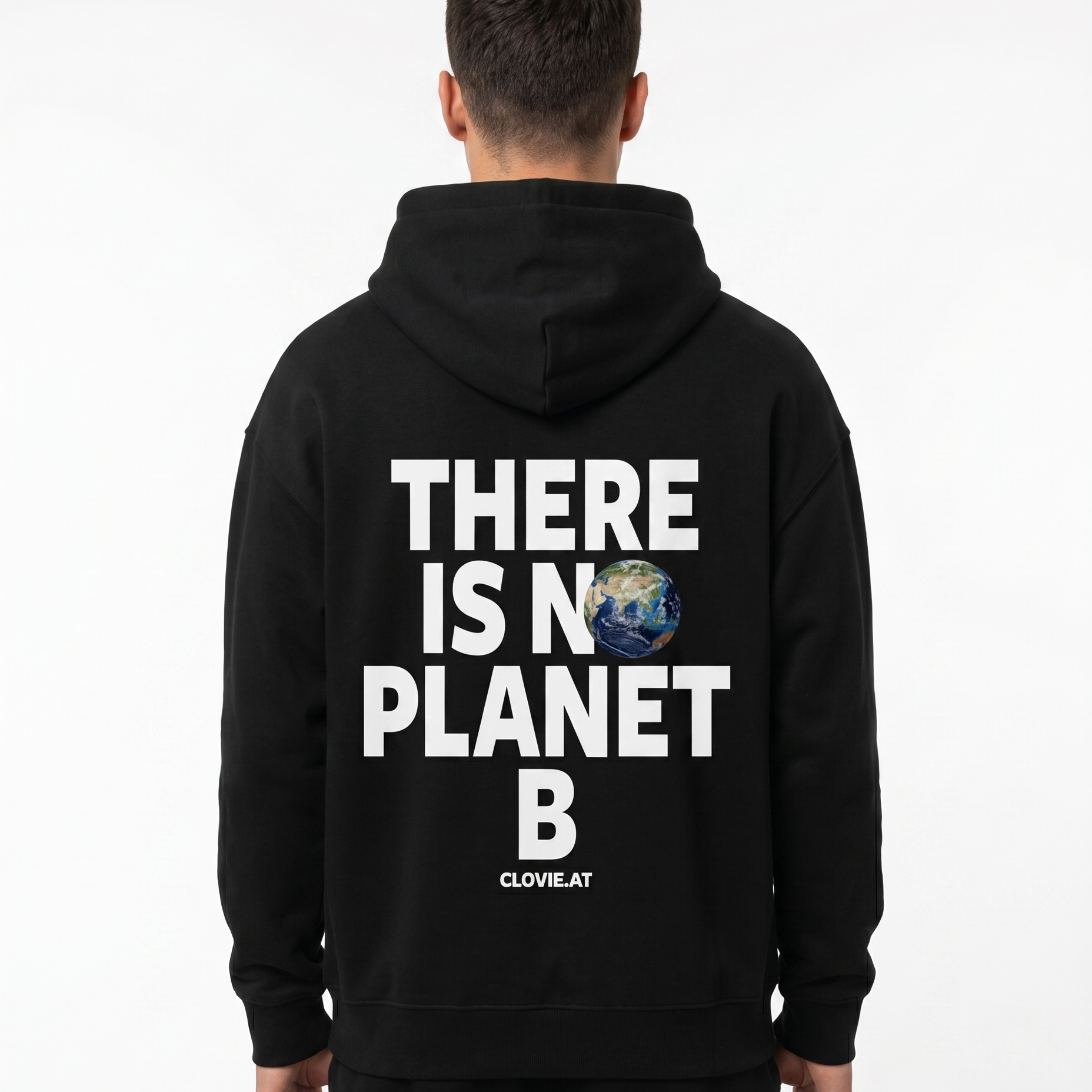 There is no planet b Oversized Hoodie – Rückseite