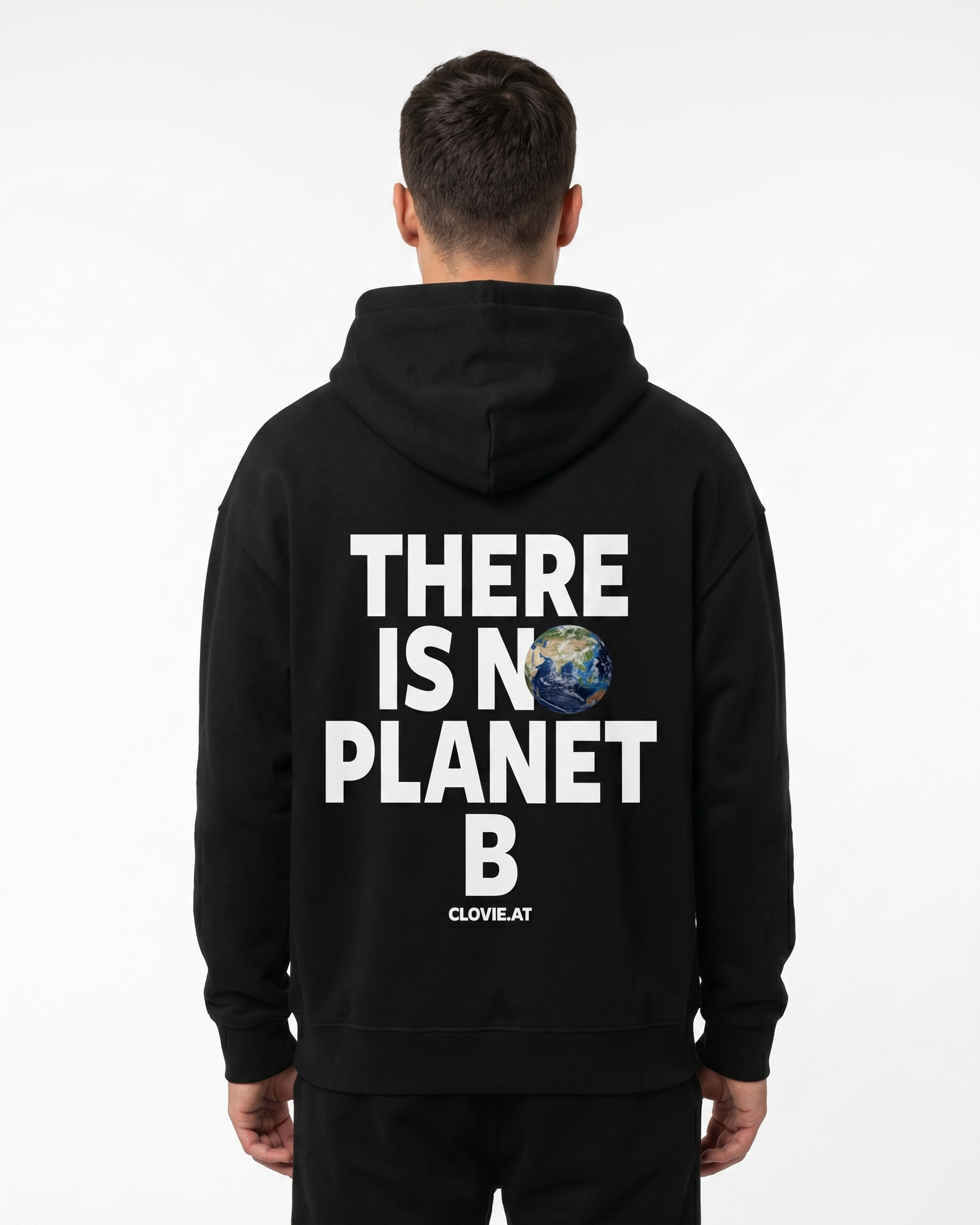 There is no planet b Oversized Hoodie – Rückseite