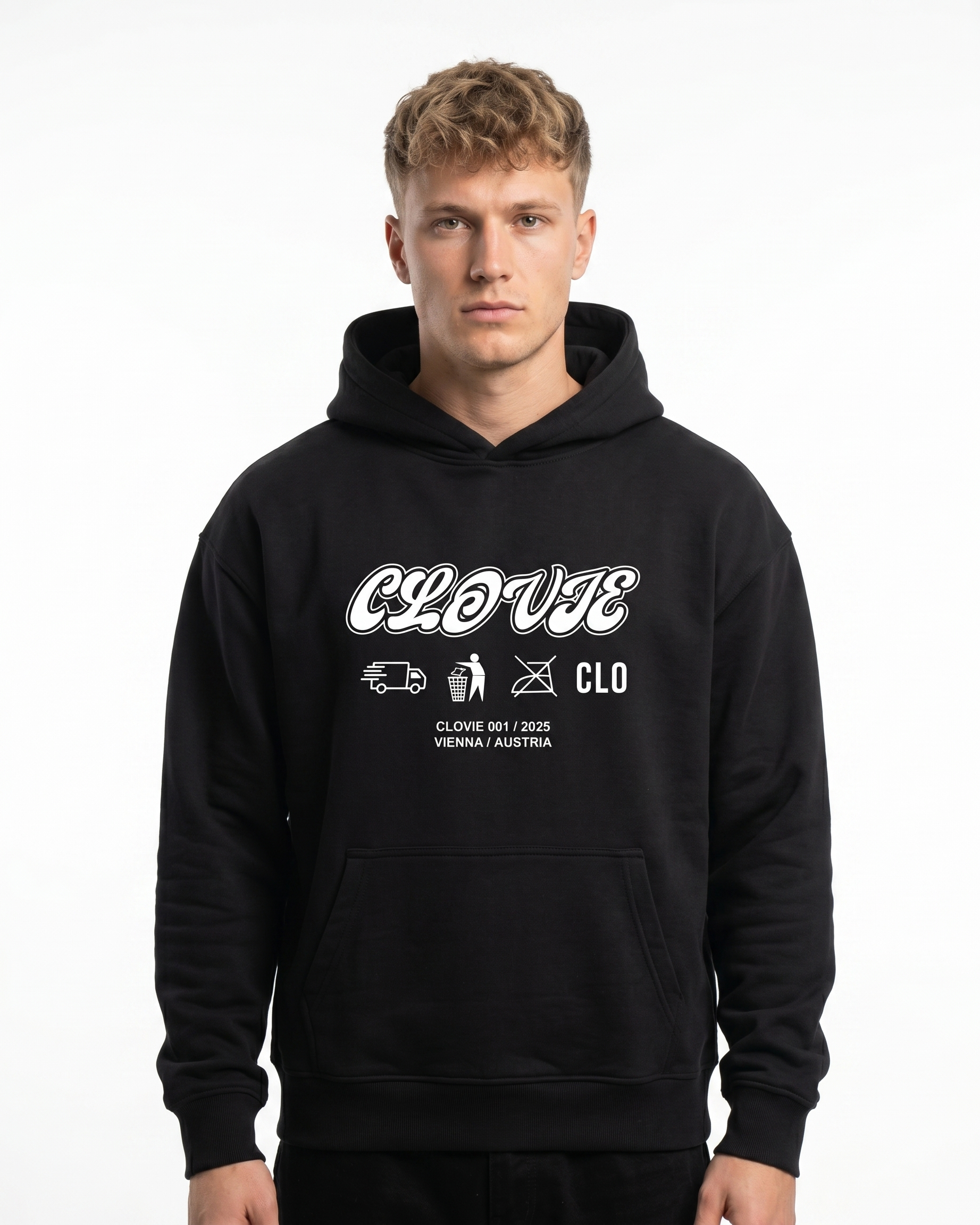 No limits Oversized Hoodie – Vorderseite