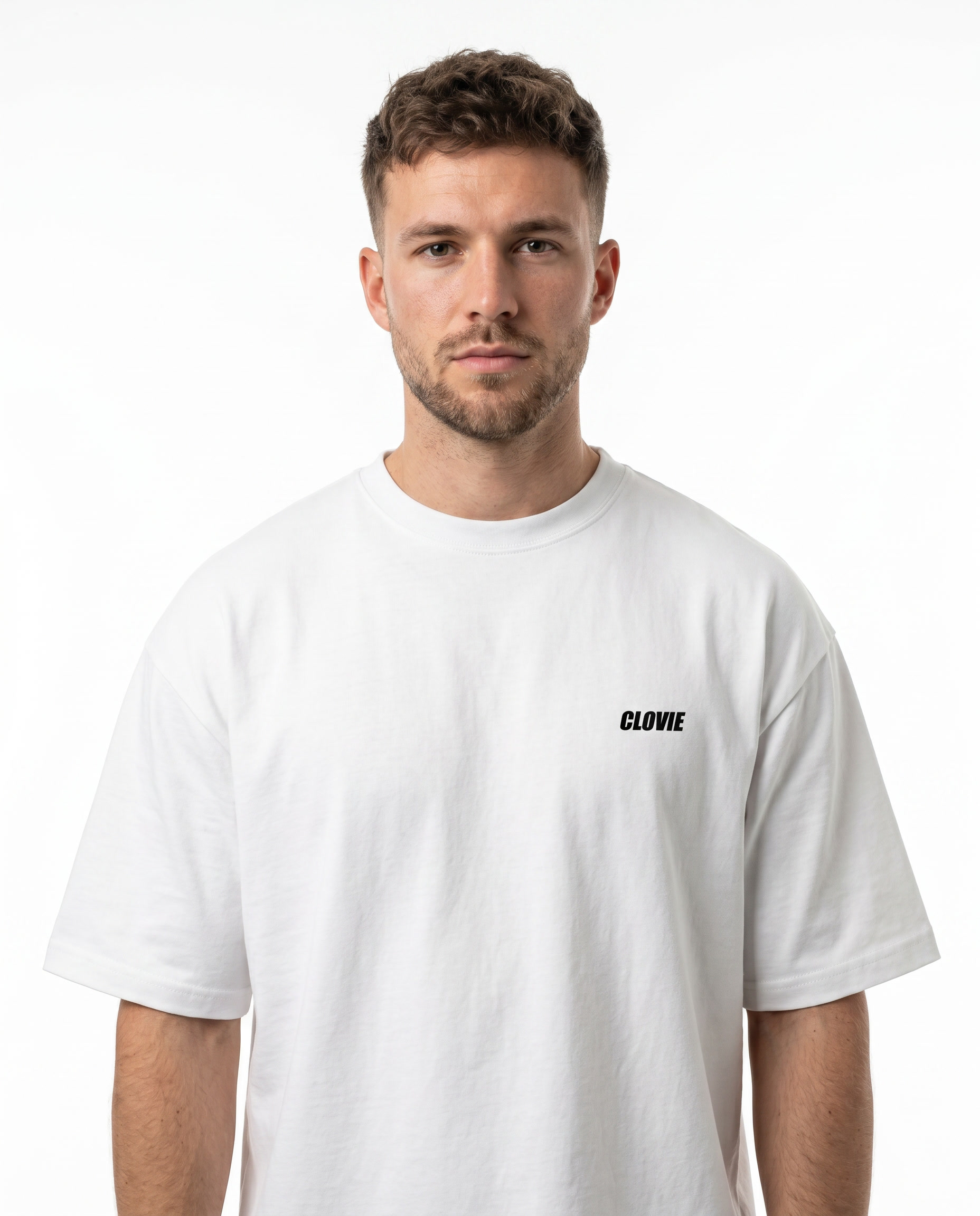 Clovie lips Oversized Tee – Vorderseite