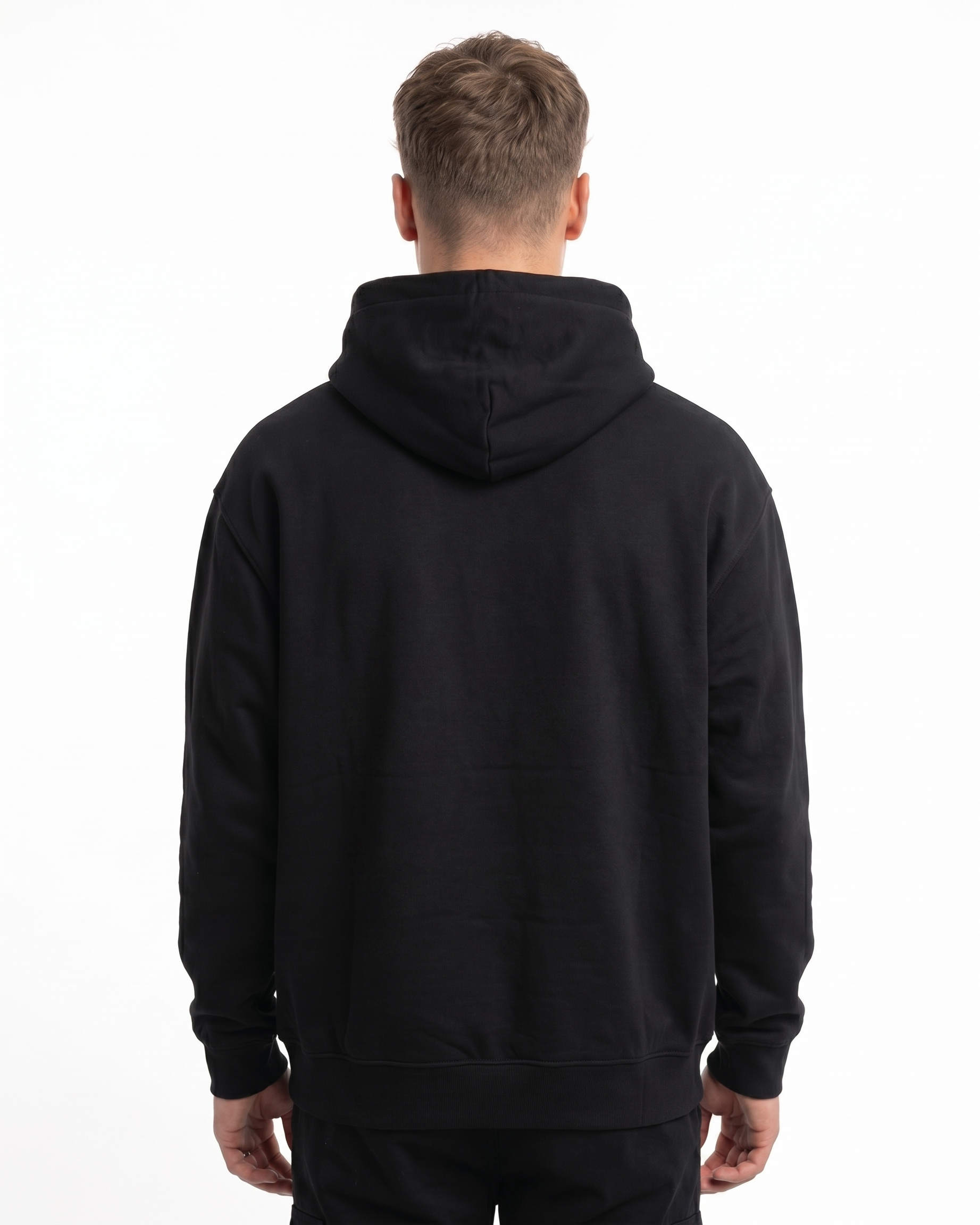 Butterfly Hoodie Black - model back