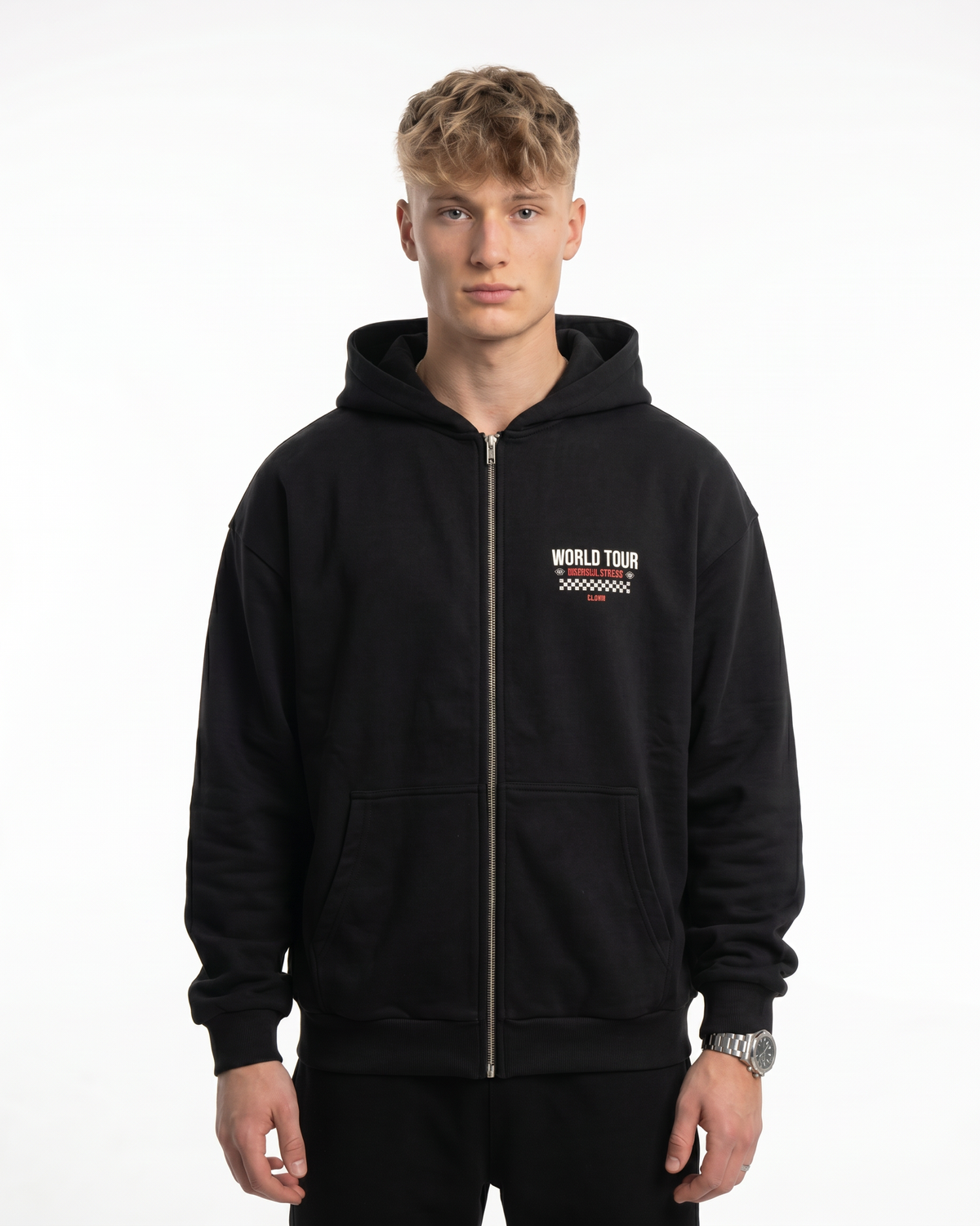 Official street captain OVS Zip Black - model front (reused twin)