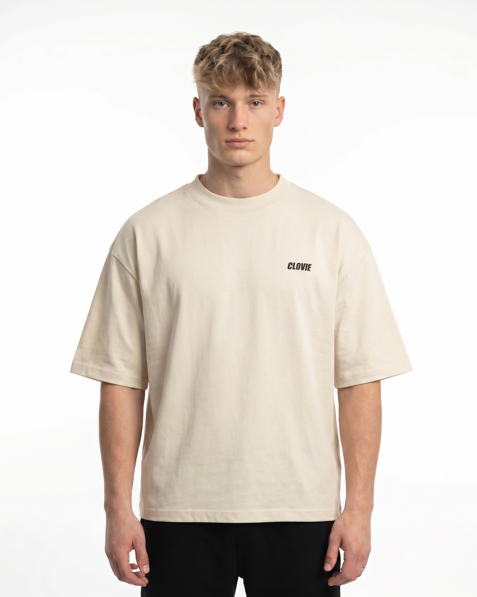 Mercedes-Benz AMG GT OVS Tee Natural Raw - model front