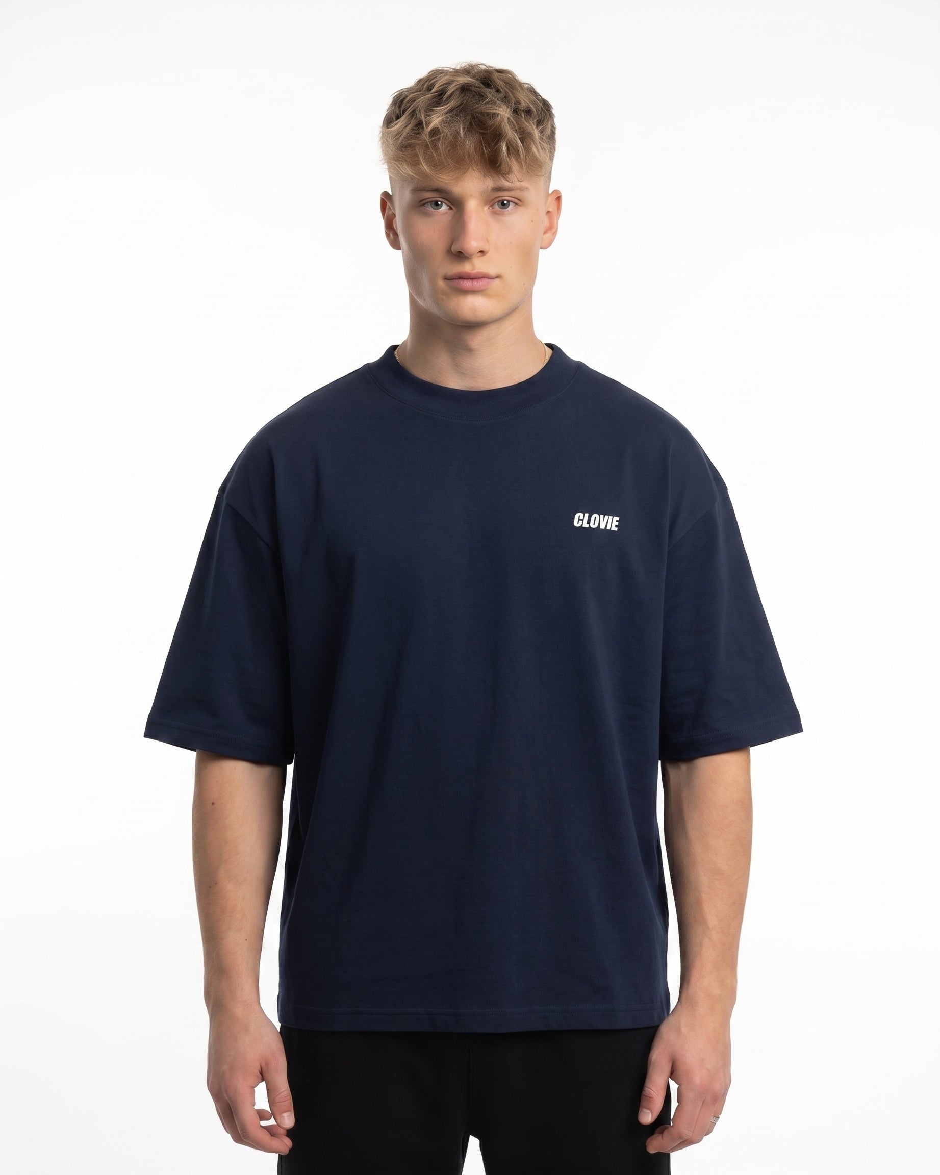 Mercedes-Benz AMG GT OVS Tee French Navy - model front