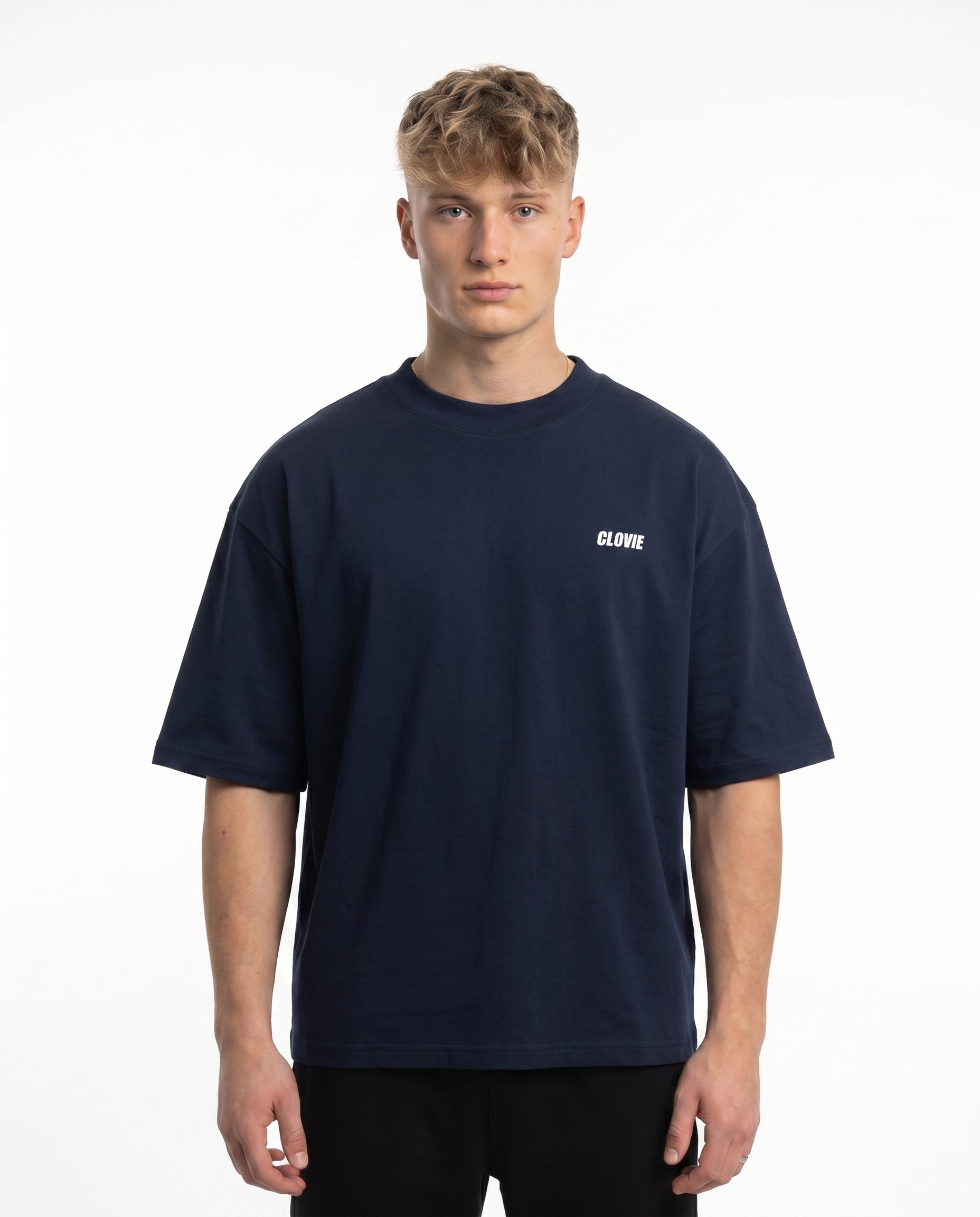 Mercedes-Benz AMG GT OVS Tee French Navy - model front