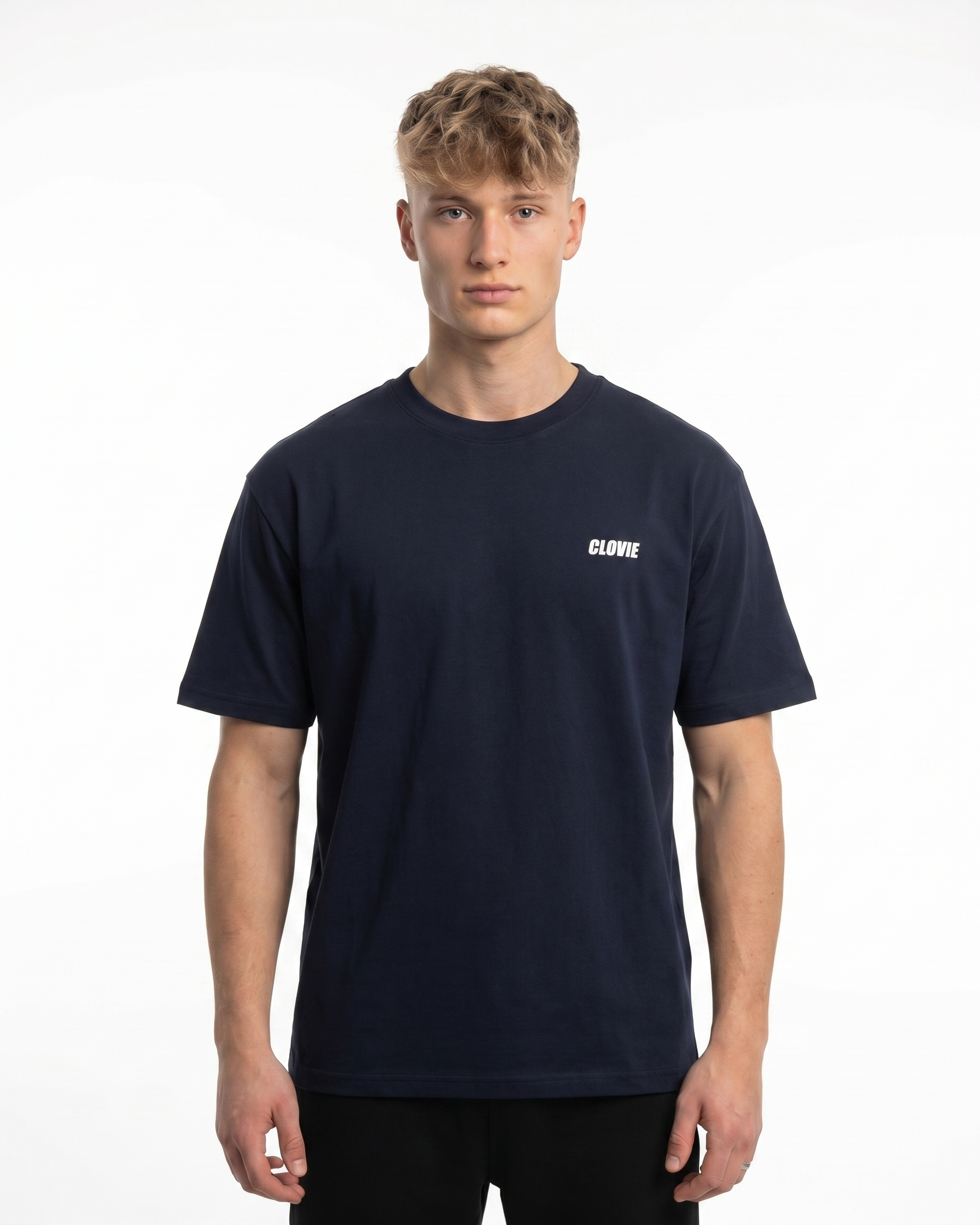 Mercedes-Benz AMG GT Std Tee French Navy - model front