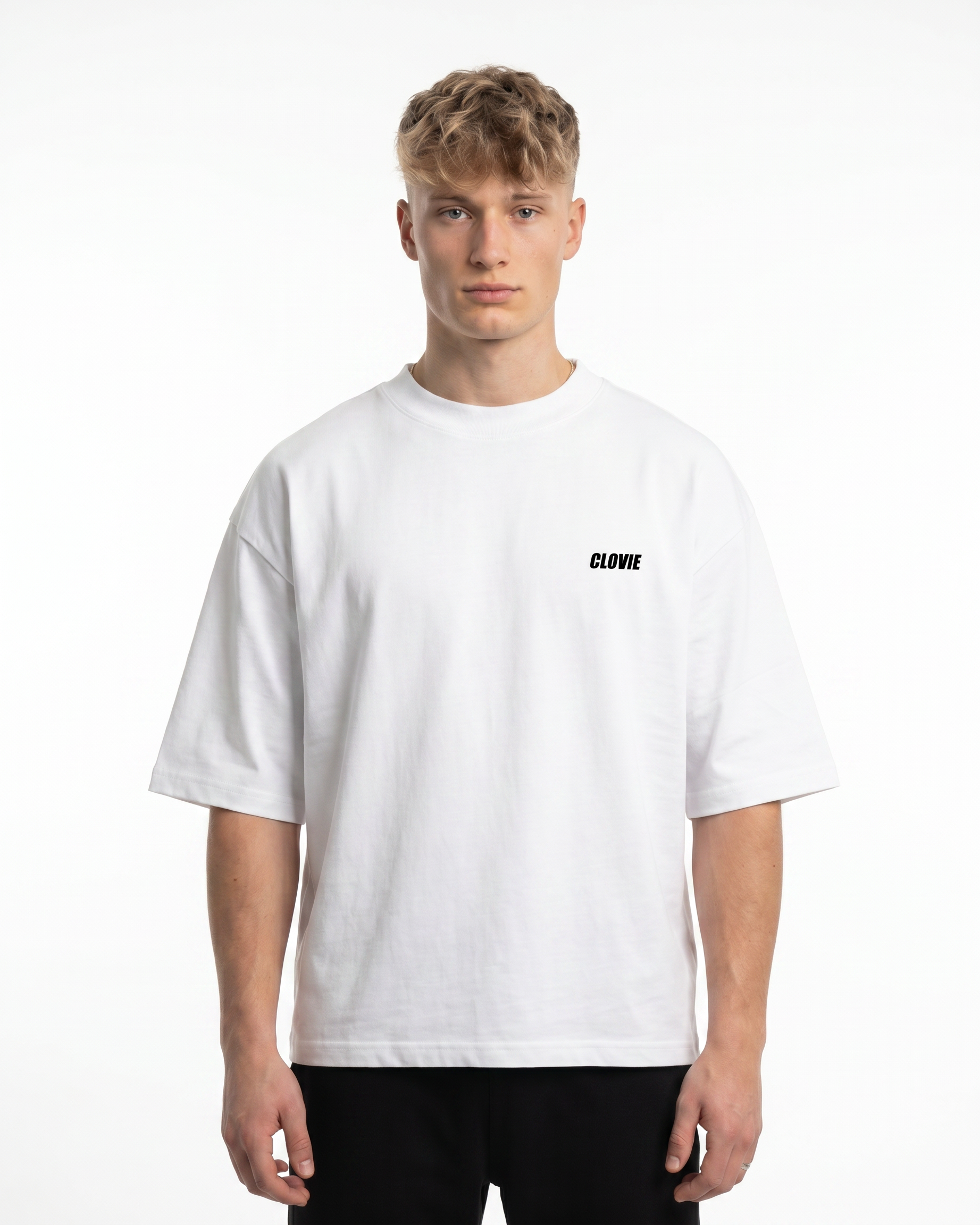 BMW M3 GTR OVS Tee White - model front