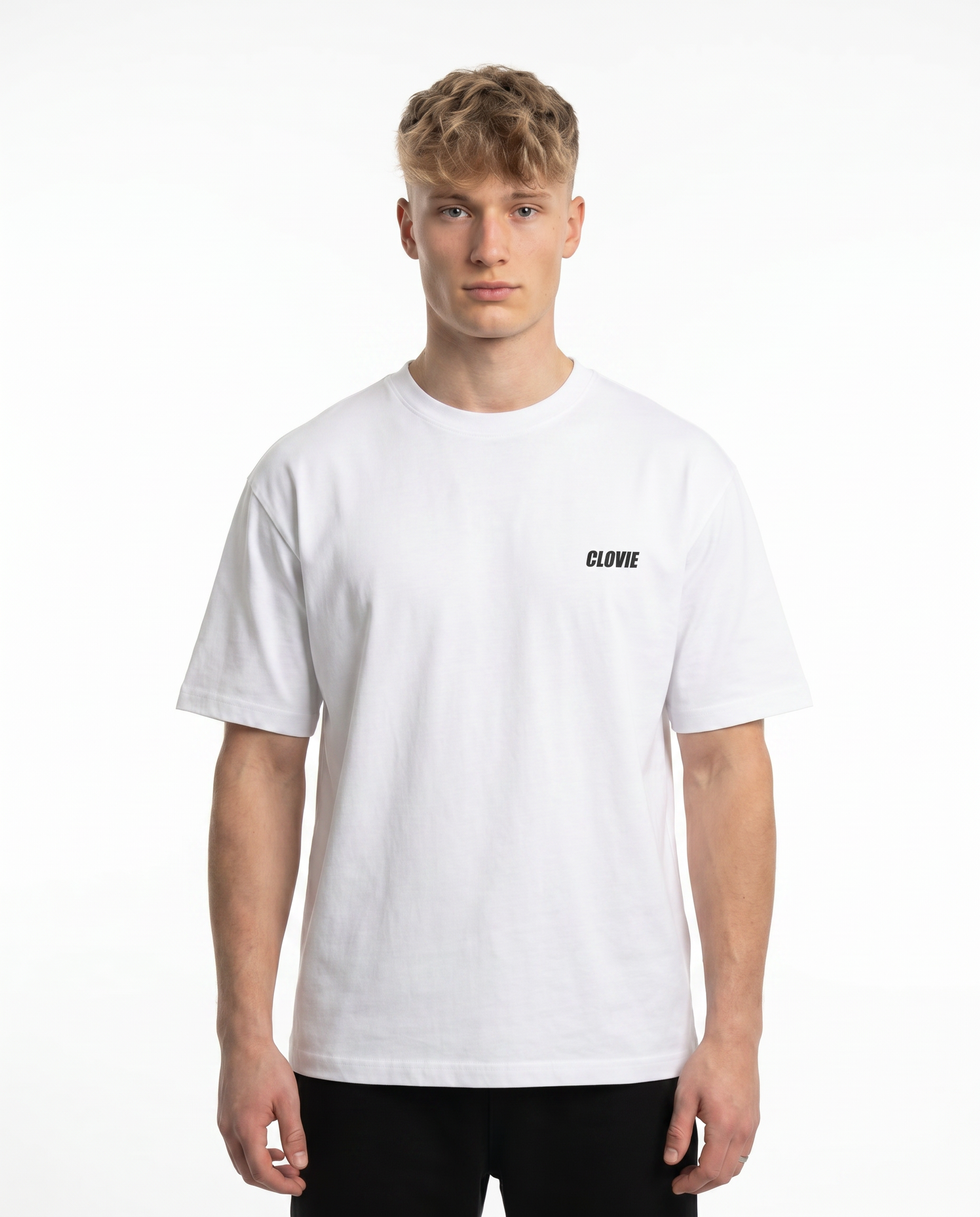 BMW M3 GTR Std Tee White - model front