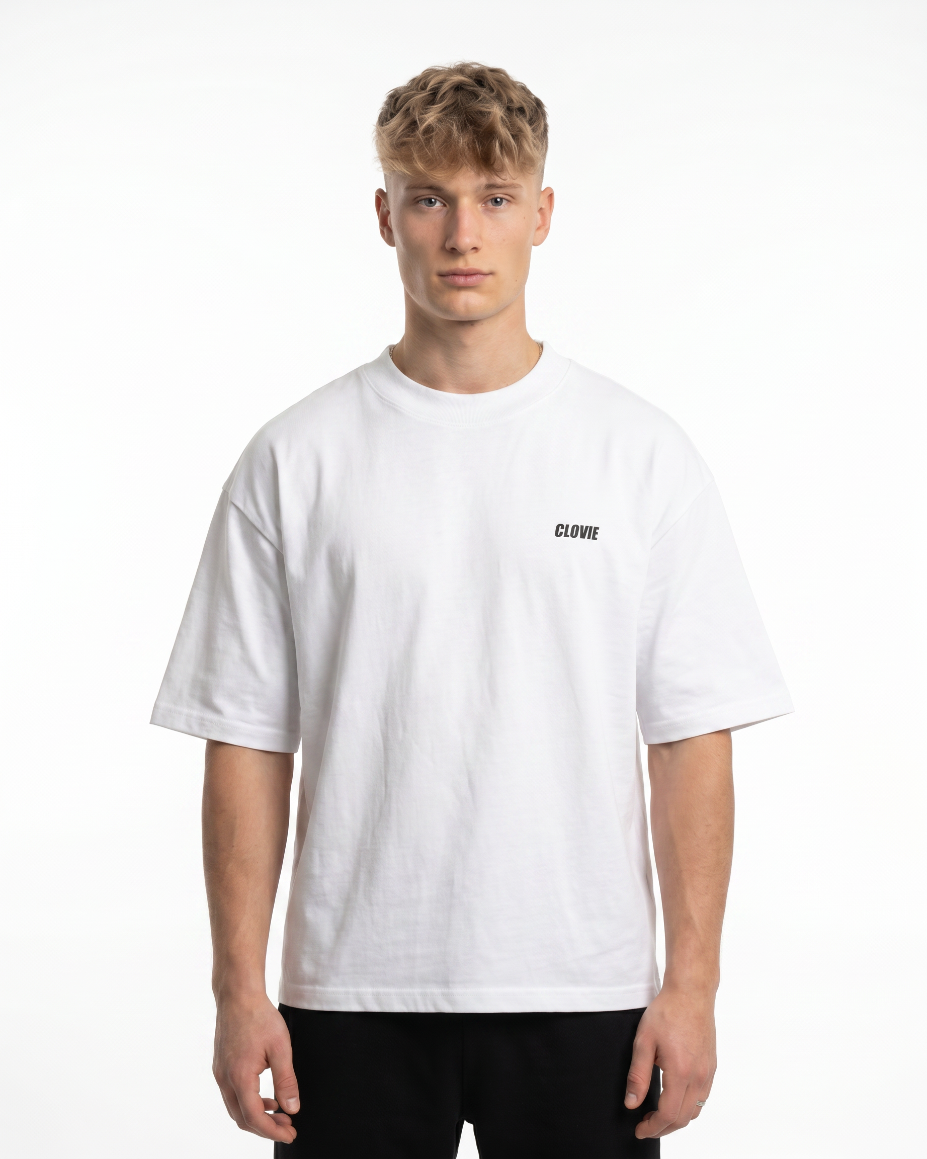 McLaren P1 OVS Tee White - model front