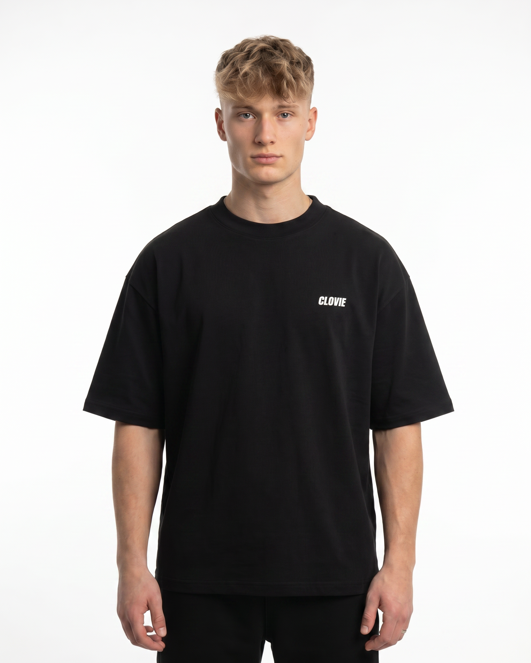 McLaren P1 OVS Tee Black - model front