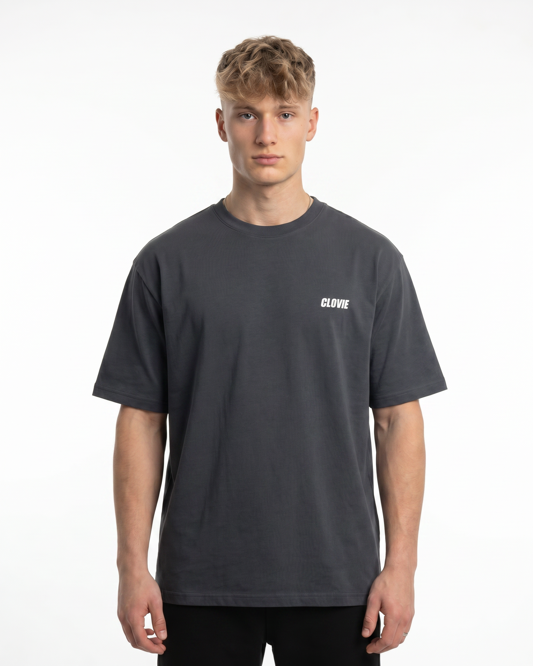 McLaren P1 Standard Tee India Ink Grey Front