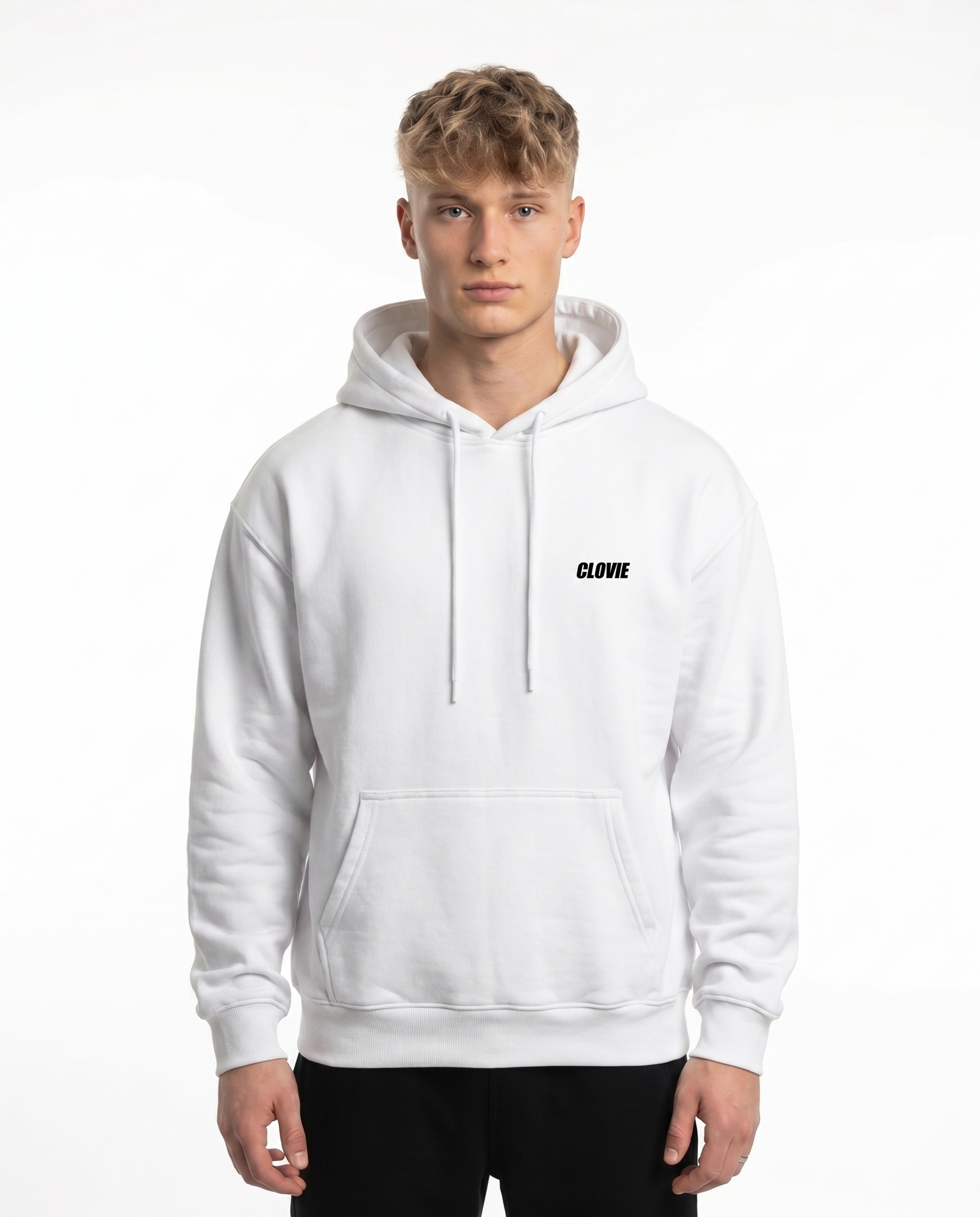 Porsche GT3 RS Hoodie Arctic White Front
