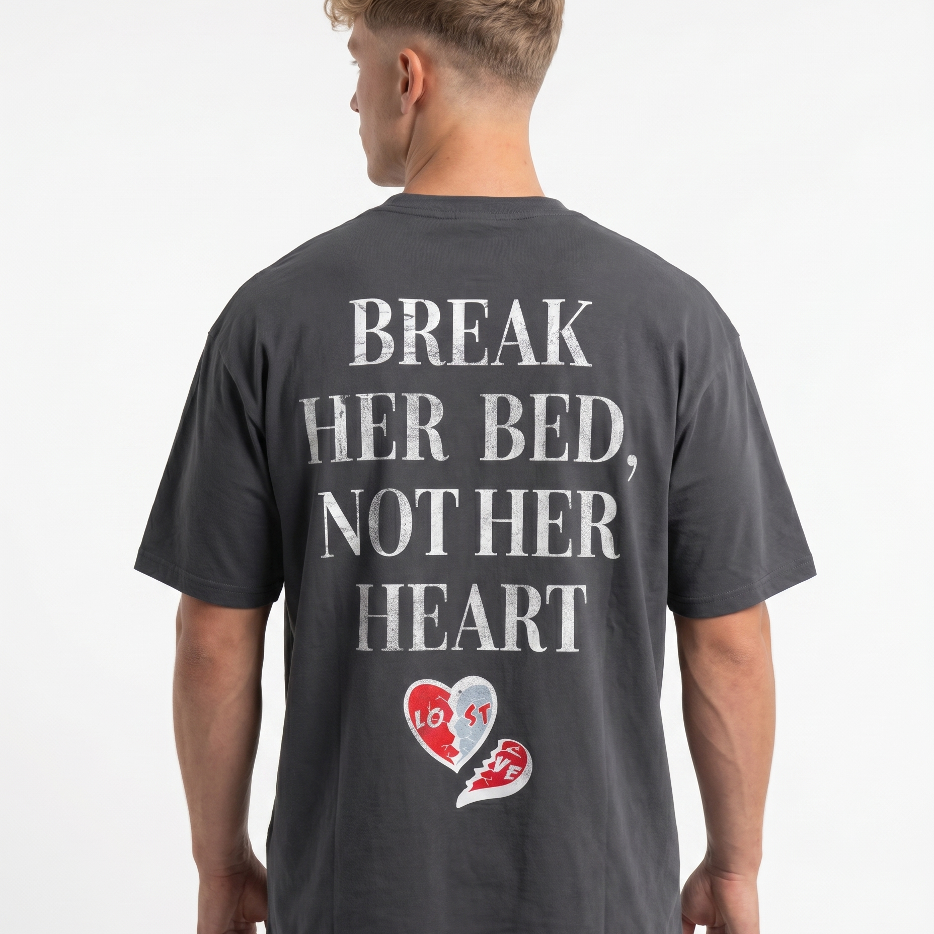 Break her bed Charcoal back model