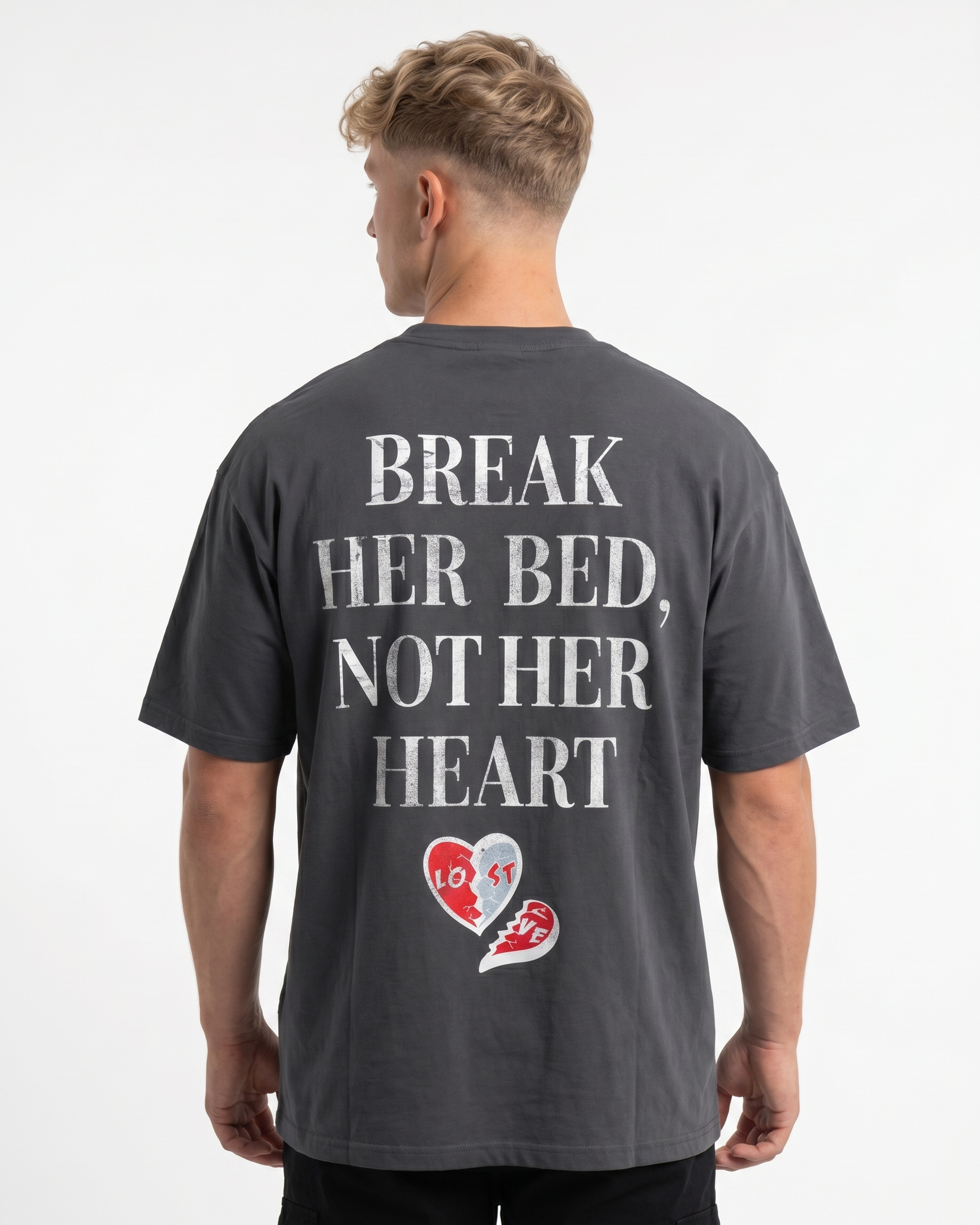 Break her bed Charcoal back model