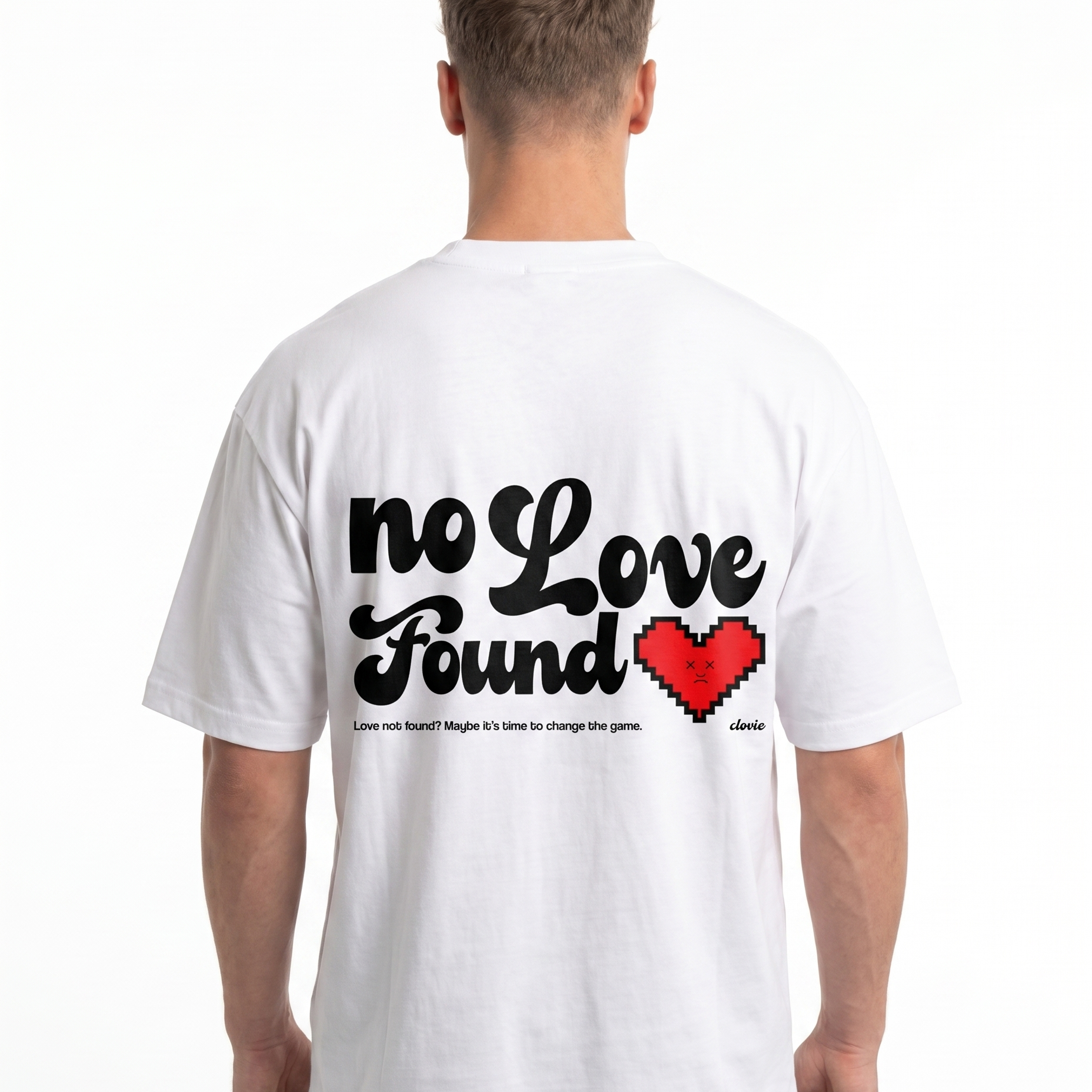 No love White back