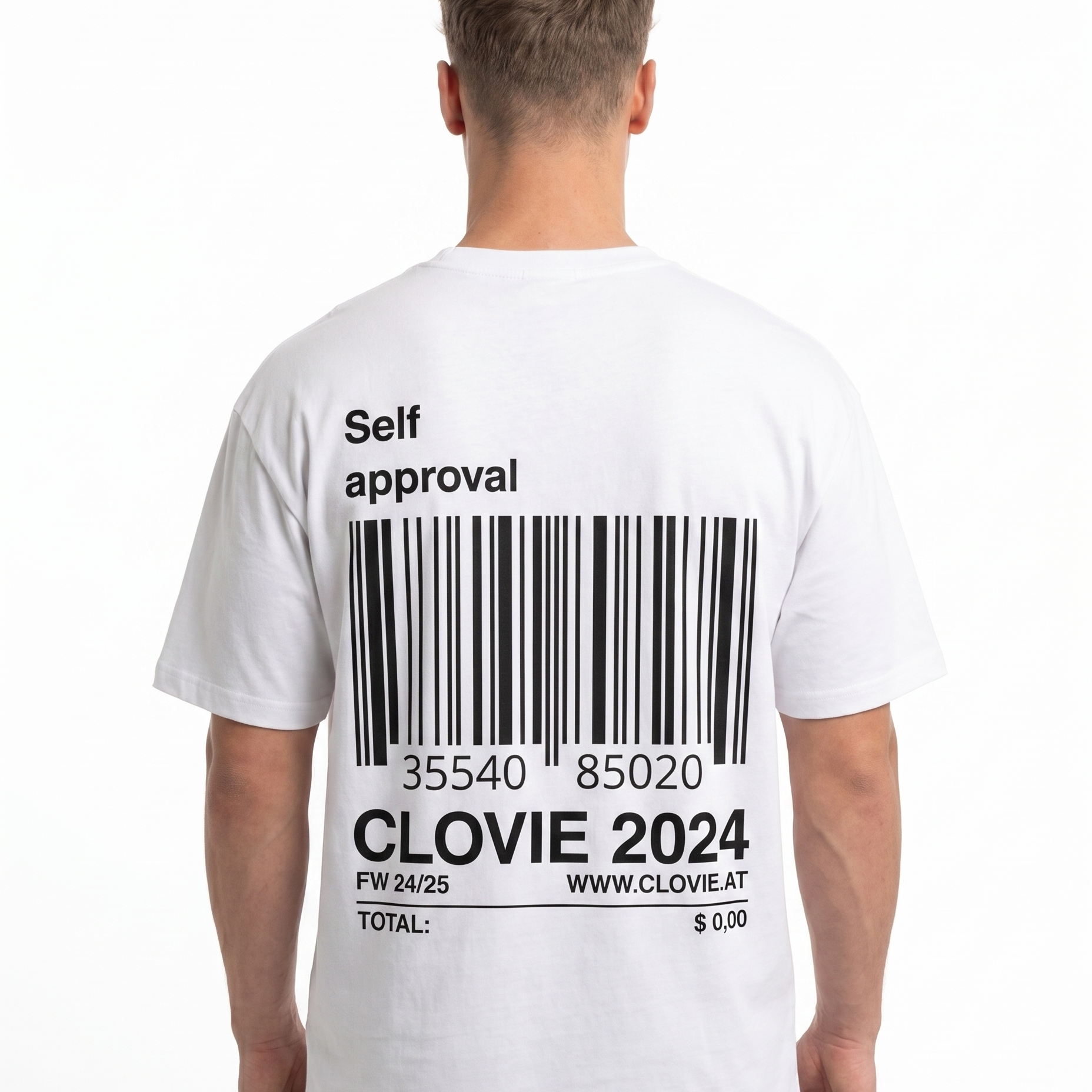 Barcode White back