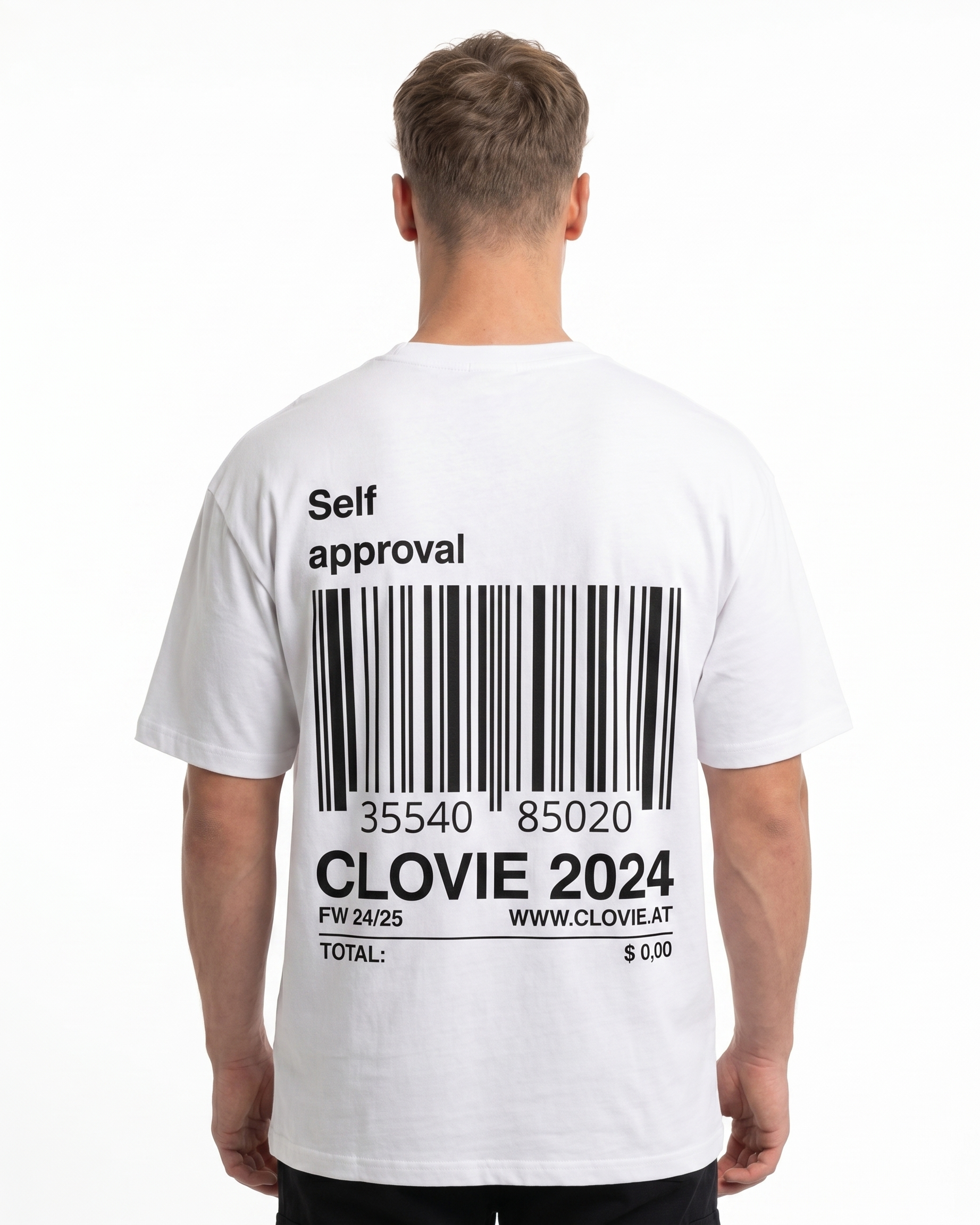 Barcode White back