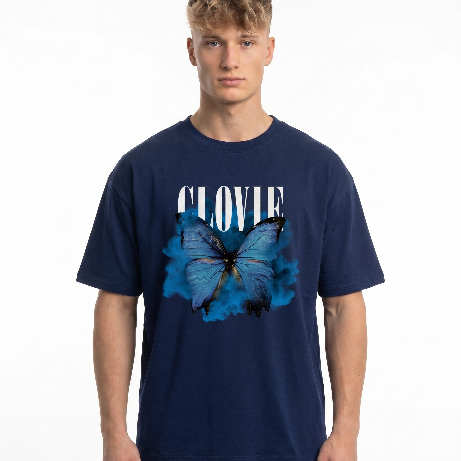 Butterfly Light Navy front