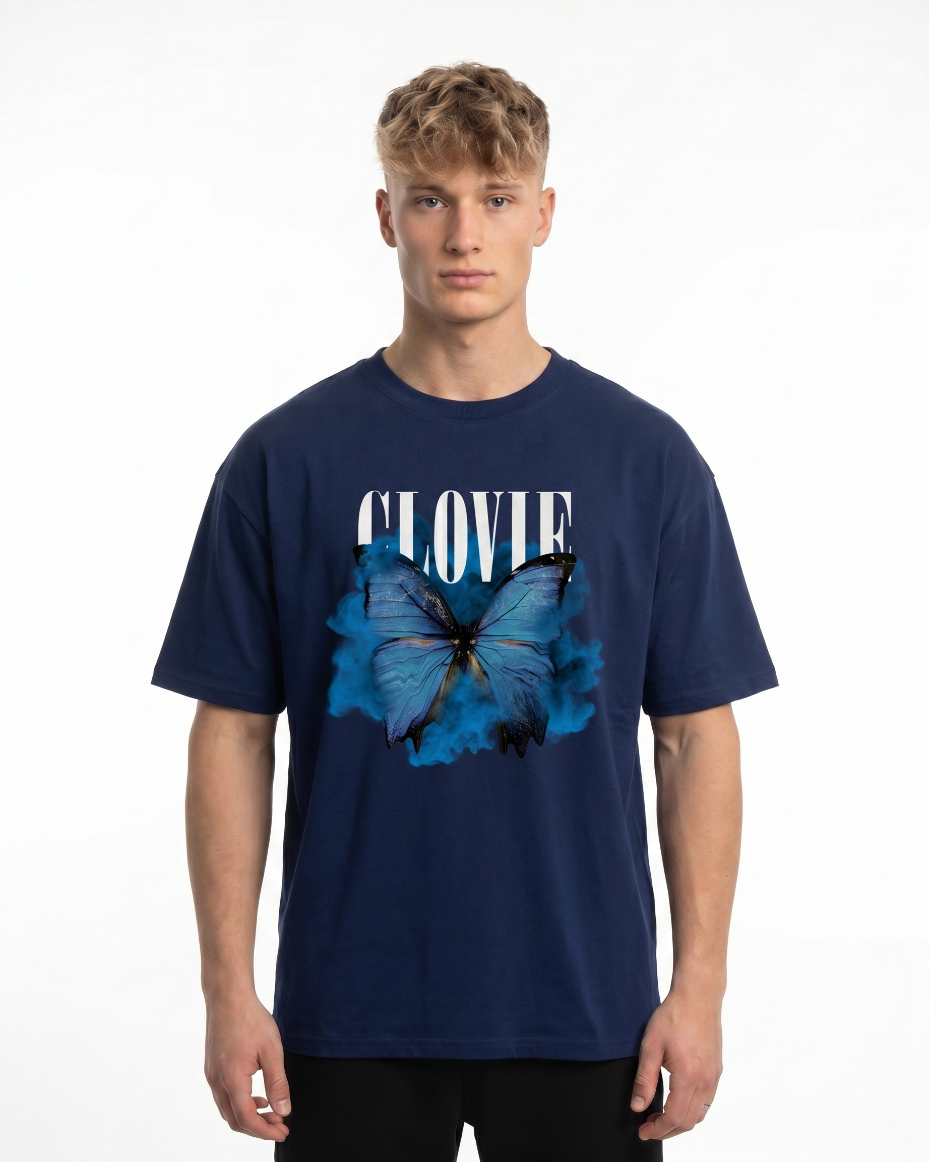 Butterfly Light Navy front