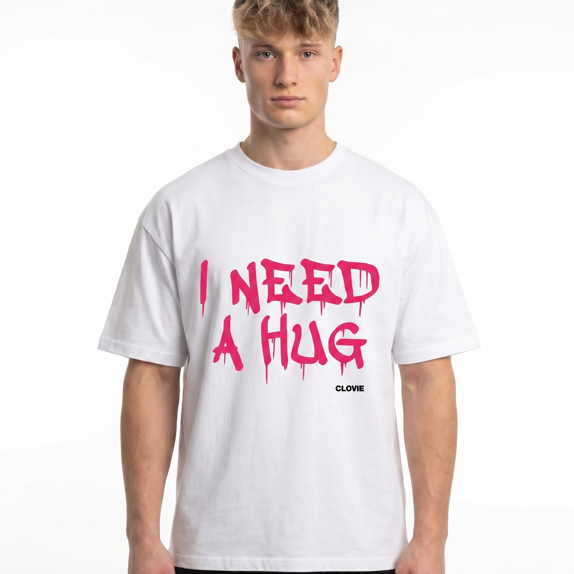 Free hugs White front INEEDAHUG