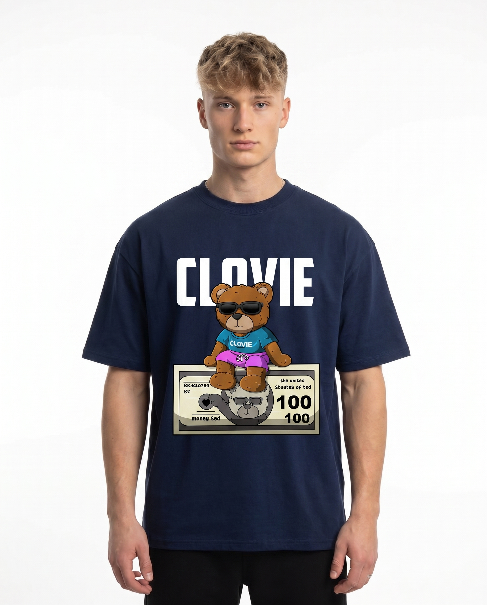 Money ted Light Navy front model