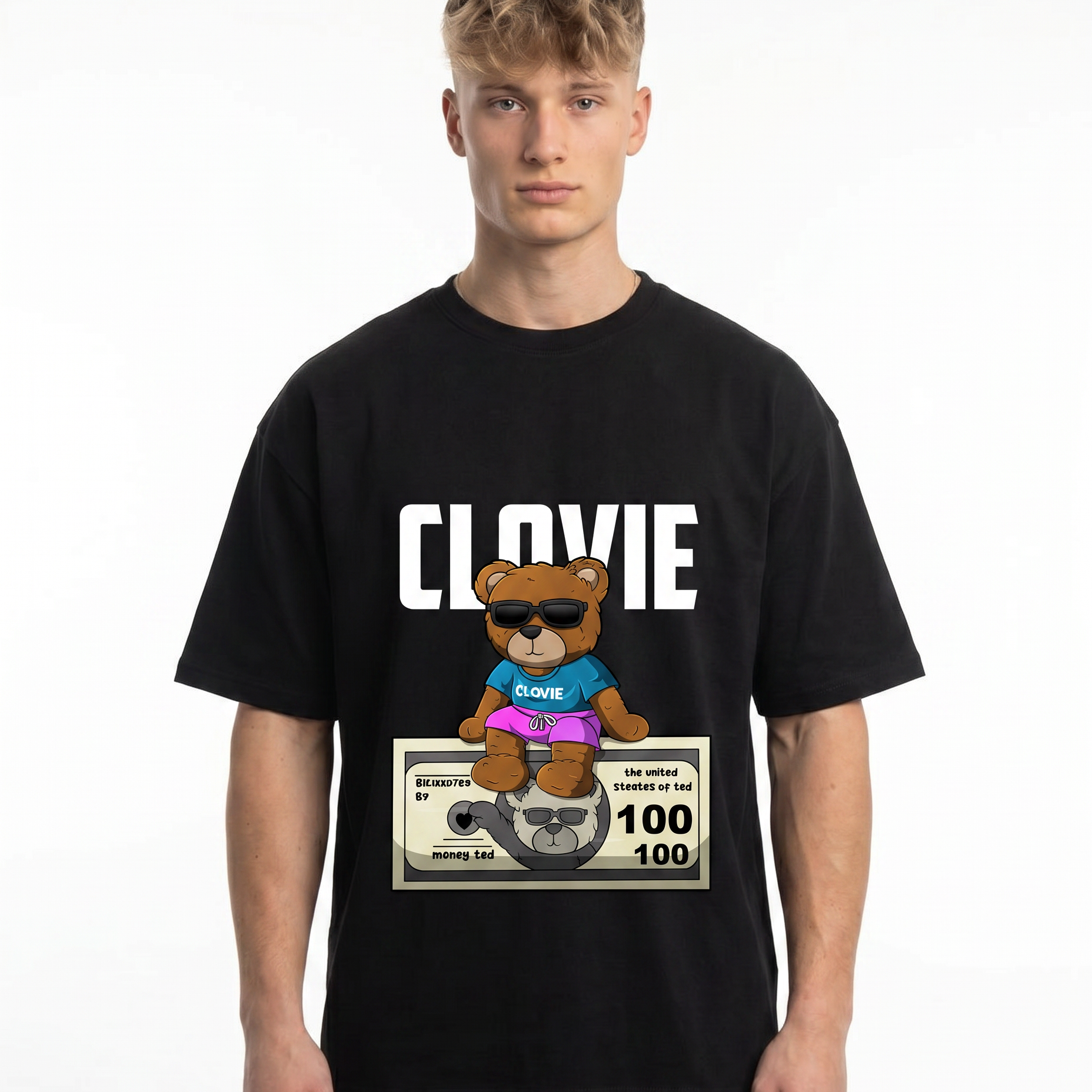 Money ted Black front model