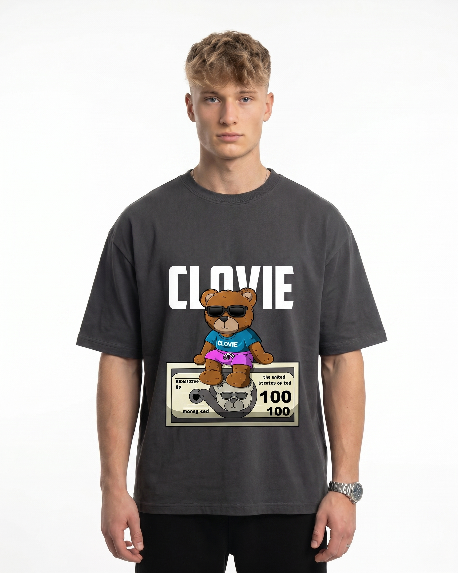 Money ted Charcoal front model