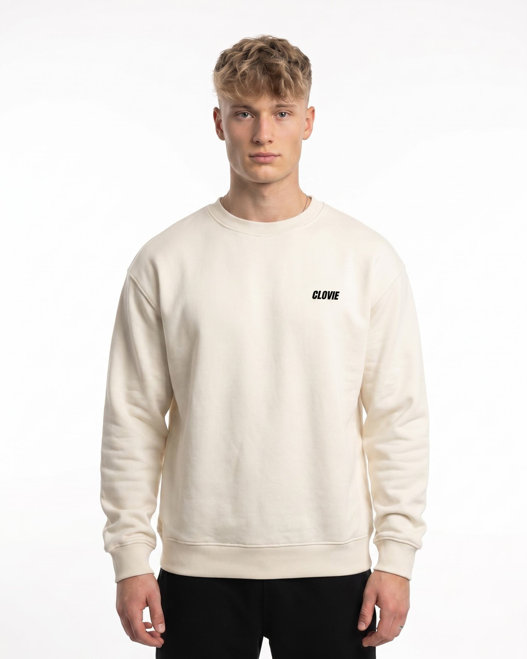 Mercedes-AMG GT Sweater Off White - model front