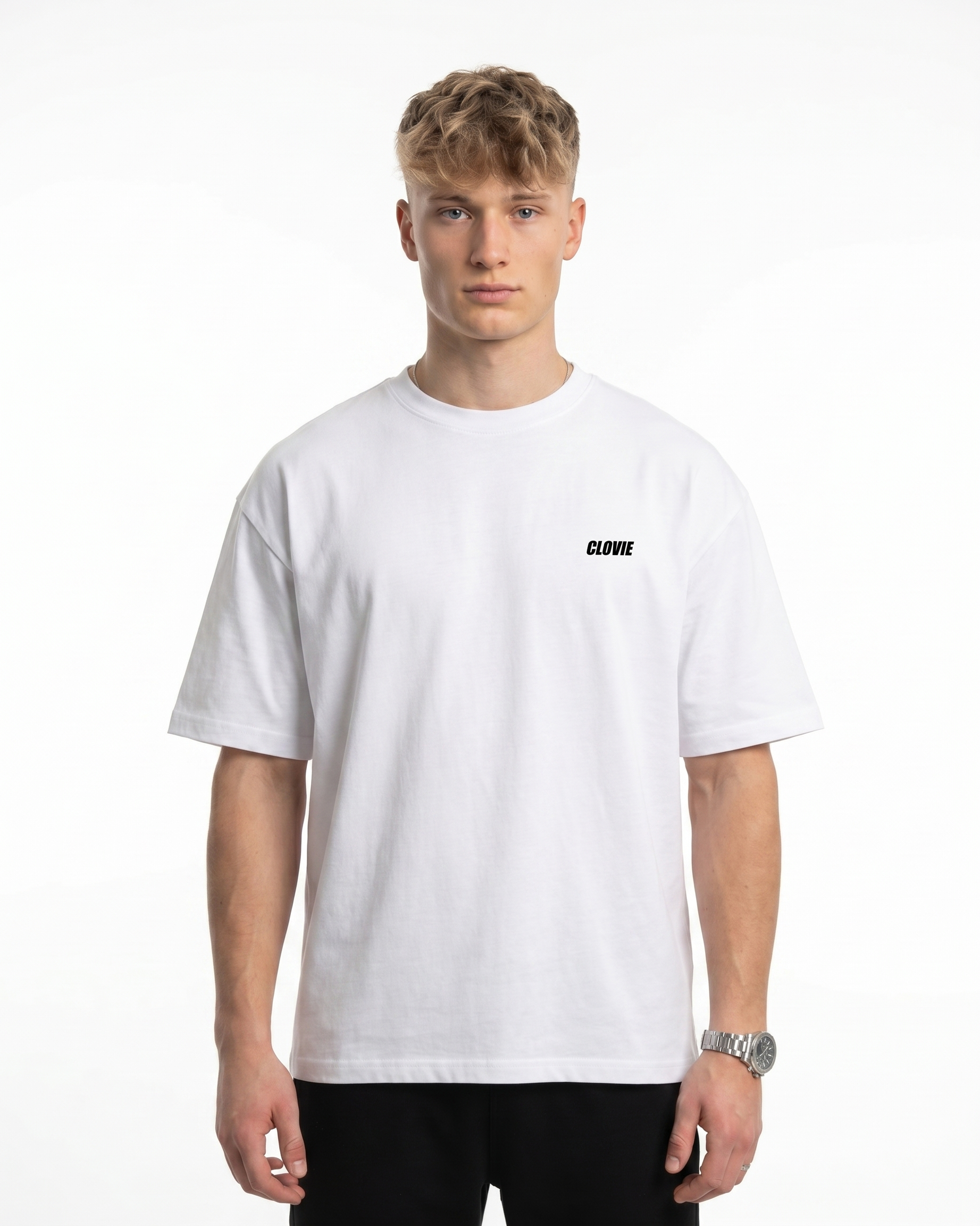 Stop existing White front logo