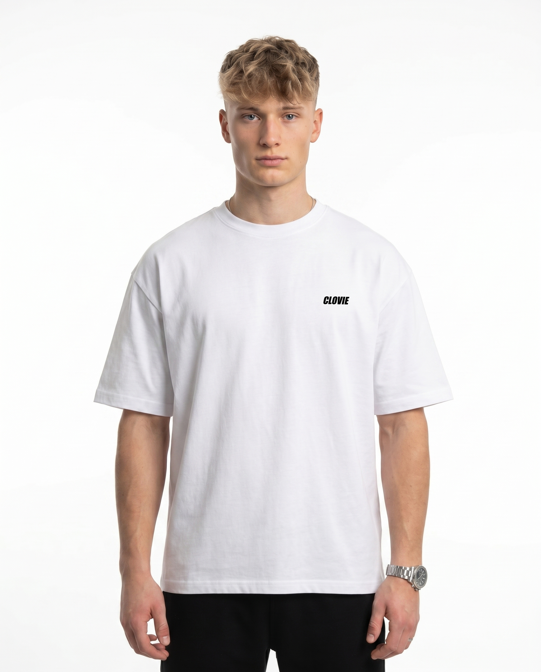 Stop existing White front logo
