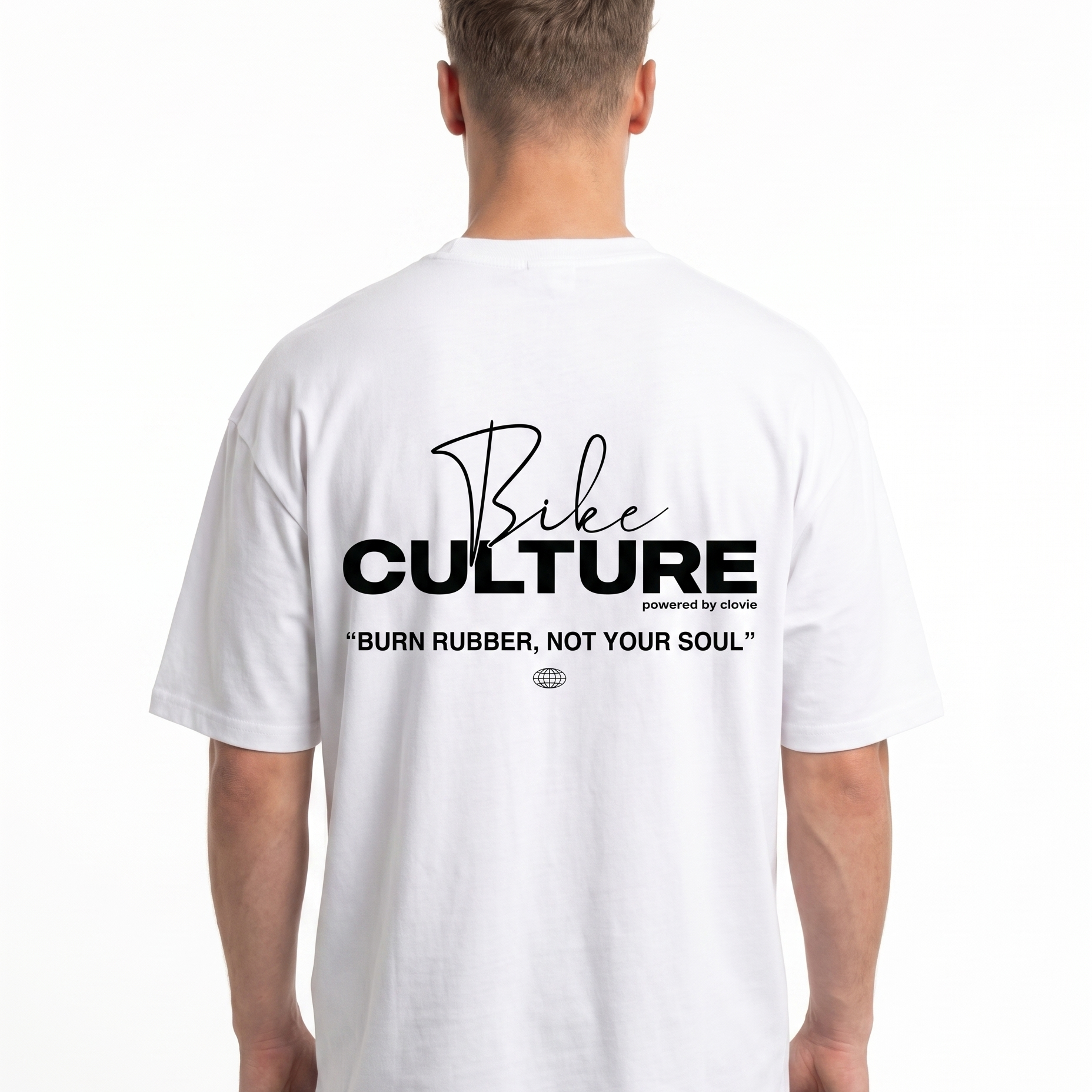 Bike culture White back