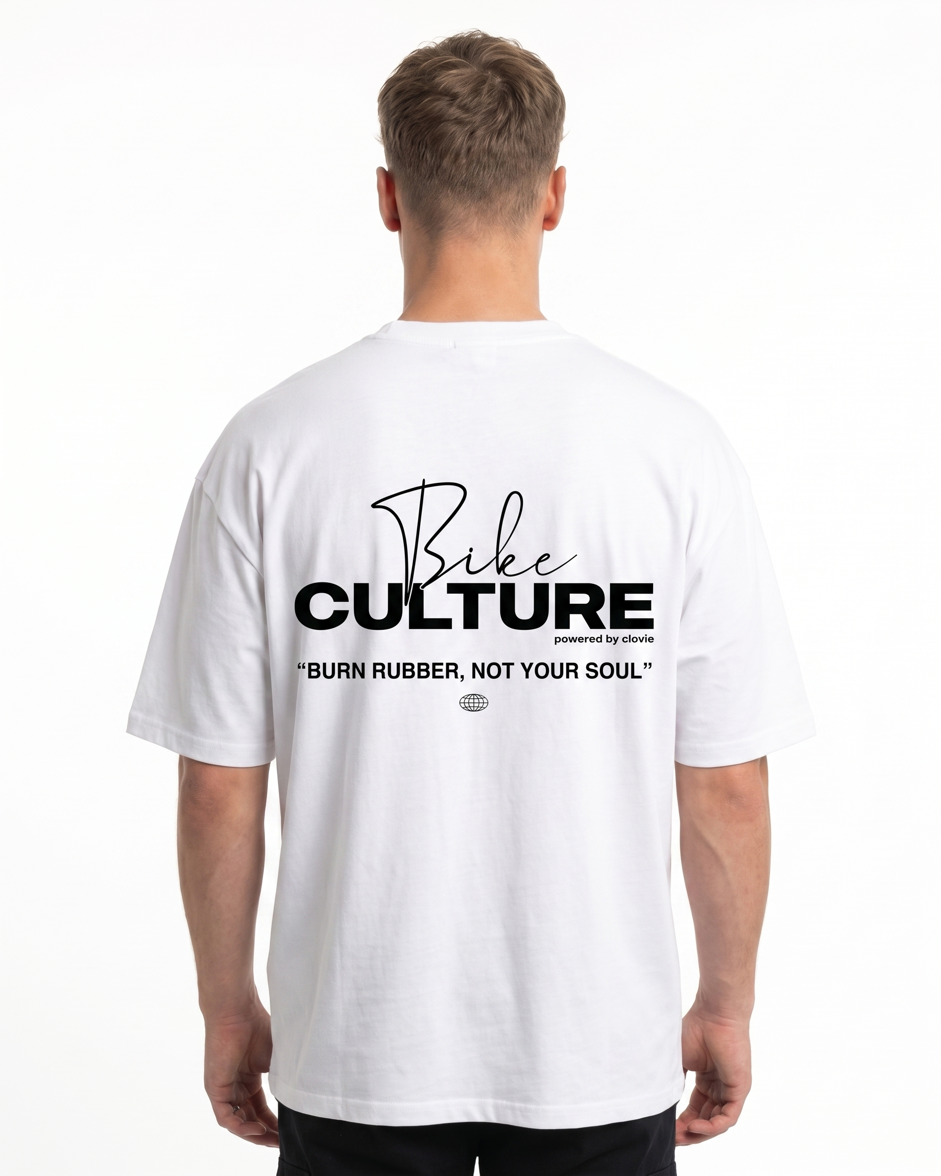 Bike culture White back