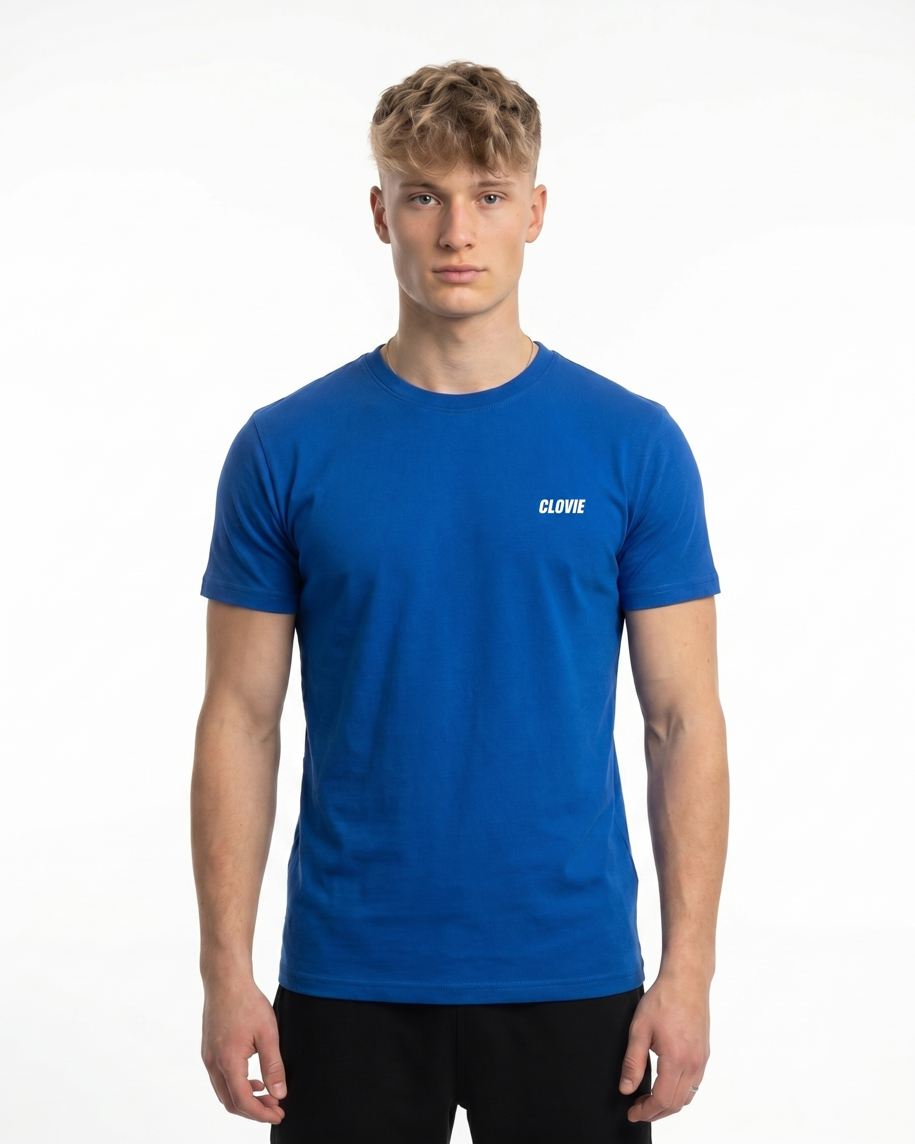 Eat pssy vegan Standard Tee Sport Royal Vorderansicht