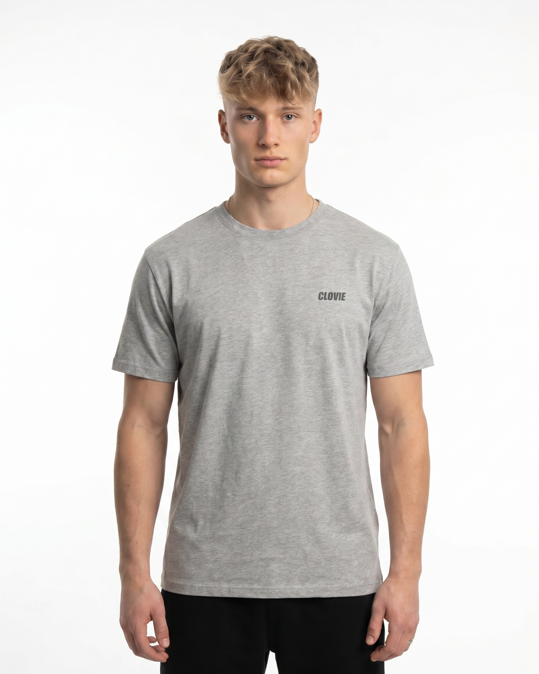 Eat pssy vegan Standard Tee Sport Grey Heather Vorderansicht
