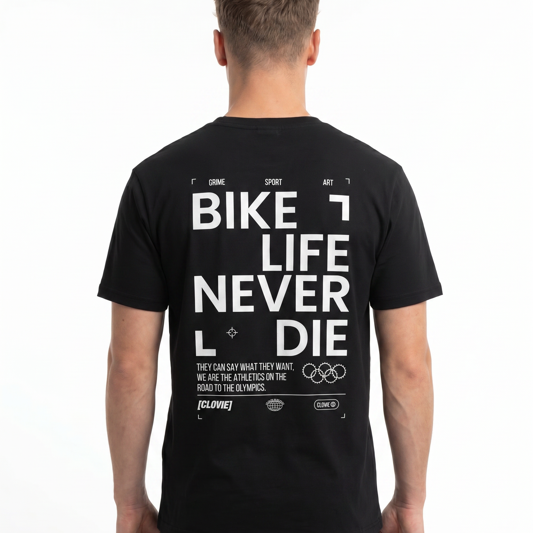 Bike life Standard Tee Black Rueckansicht