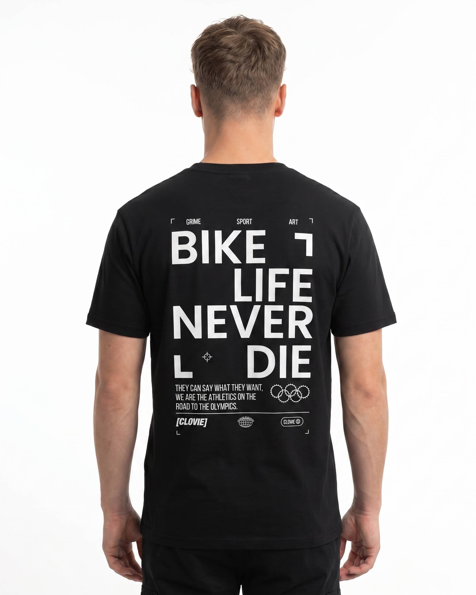 Bike life Standard Tee Black Rueckansicht