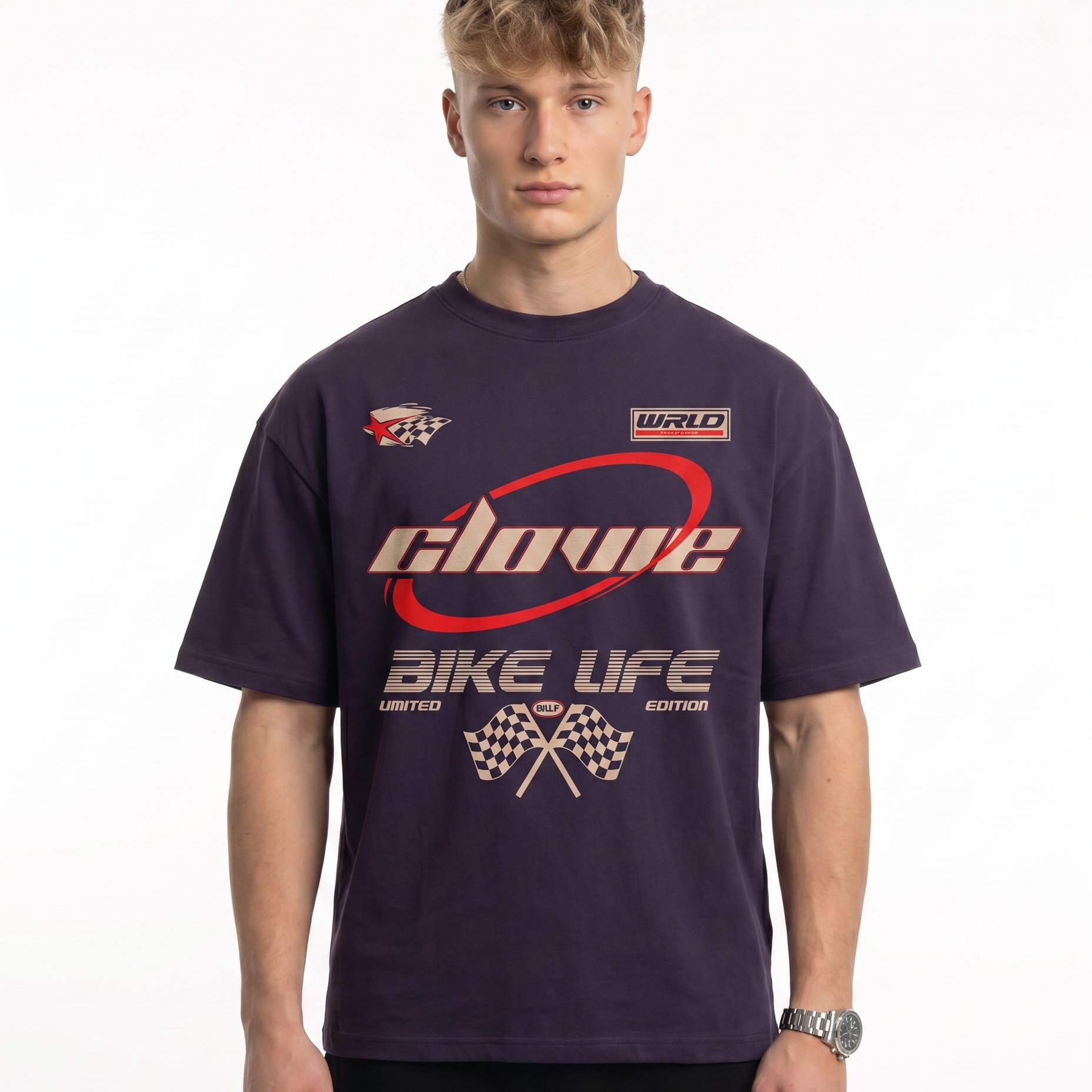 Bike life worldwide OVS Purple Night Vorderseite