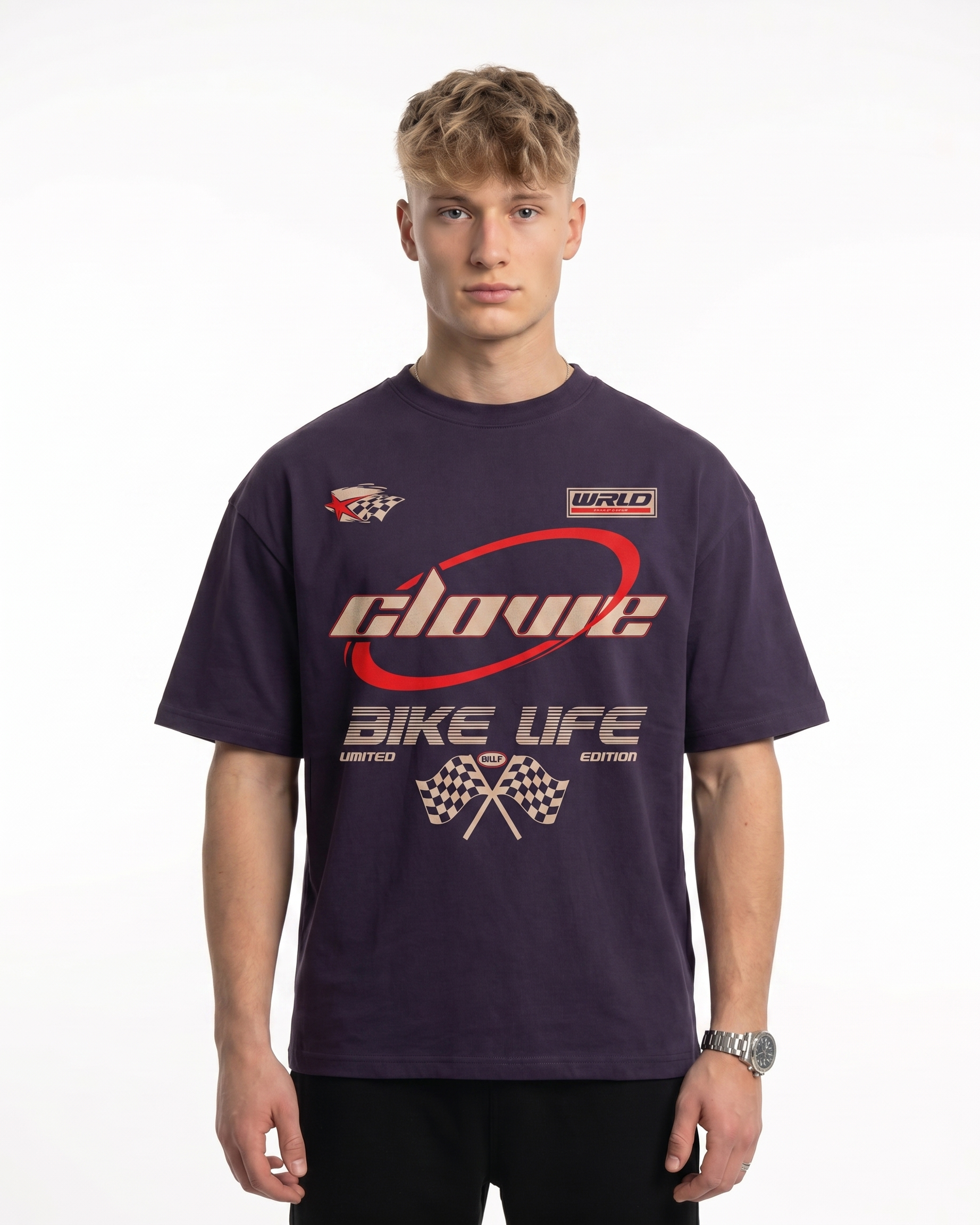 Bike life worldwide OVS Purple Night Vorderseite