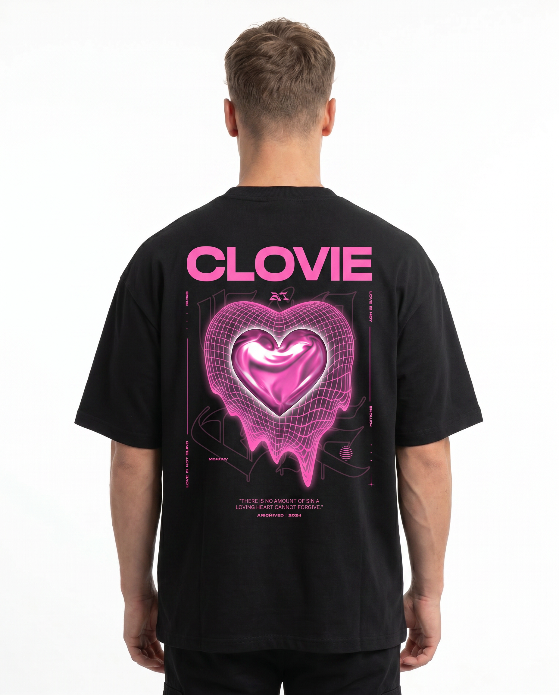 Loving heart OVS Black Rueckseite